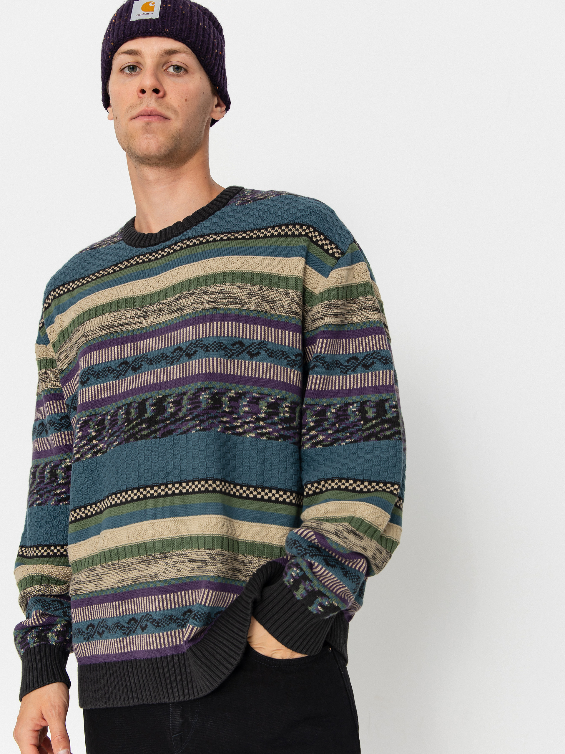 Vans Boyer Crew Sweater Sweater (black/stargazer)