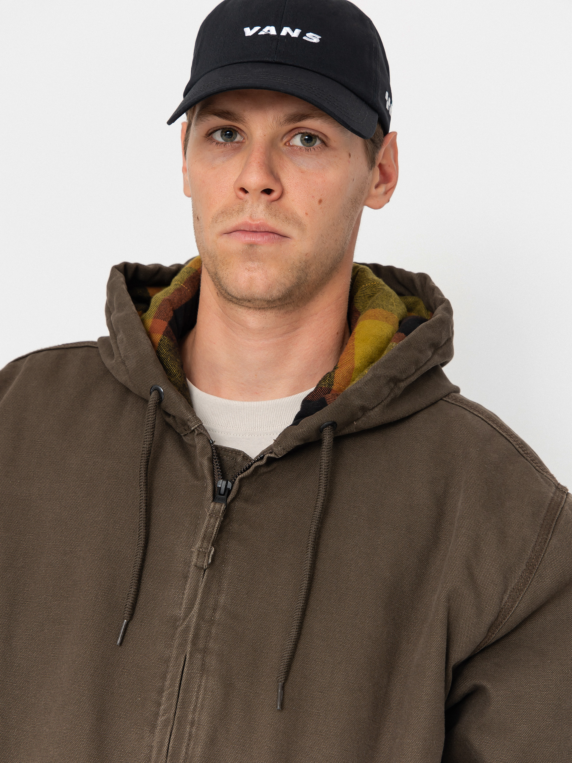Vans Workwear Canvas Full Zip Jacket (coal brown)