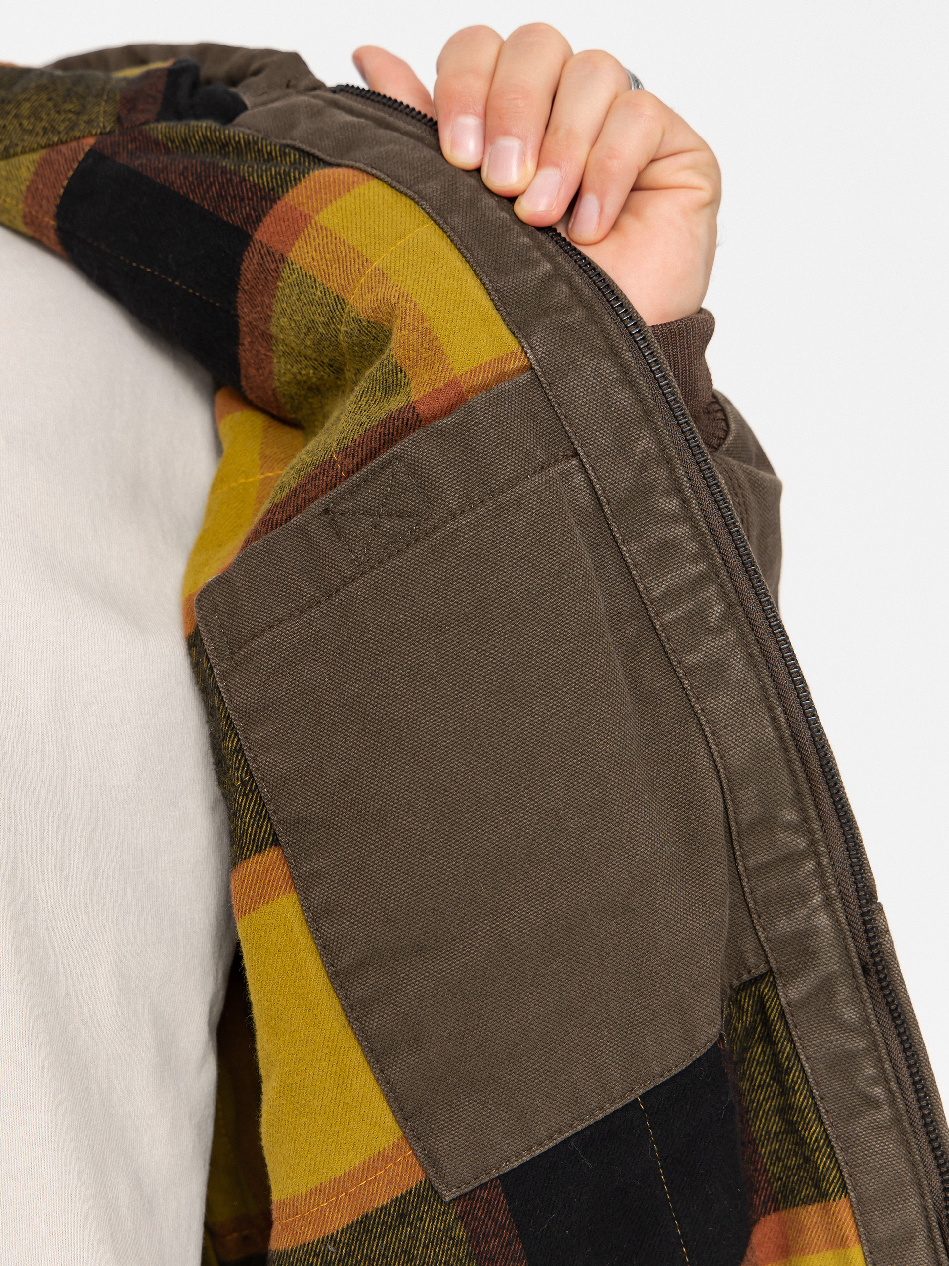 Vans Workwear Canvas Full Zip Jacket (coal brown)