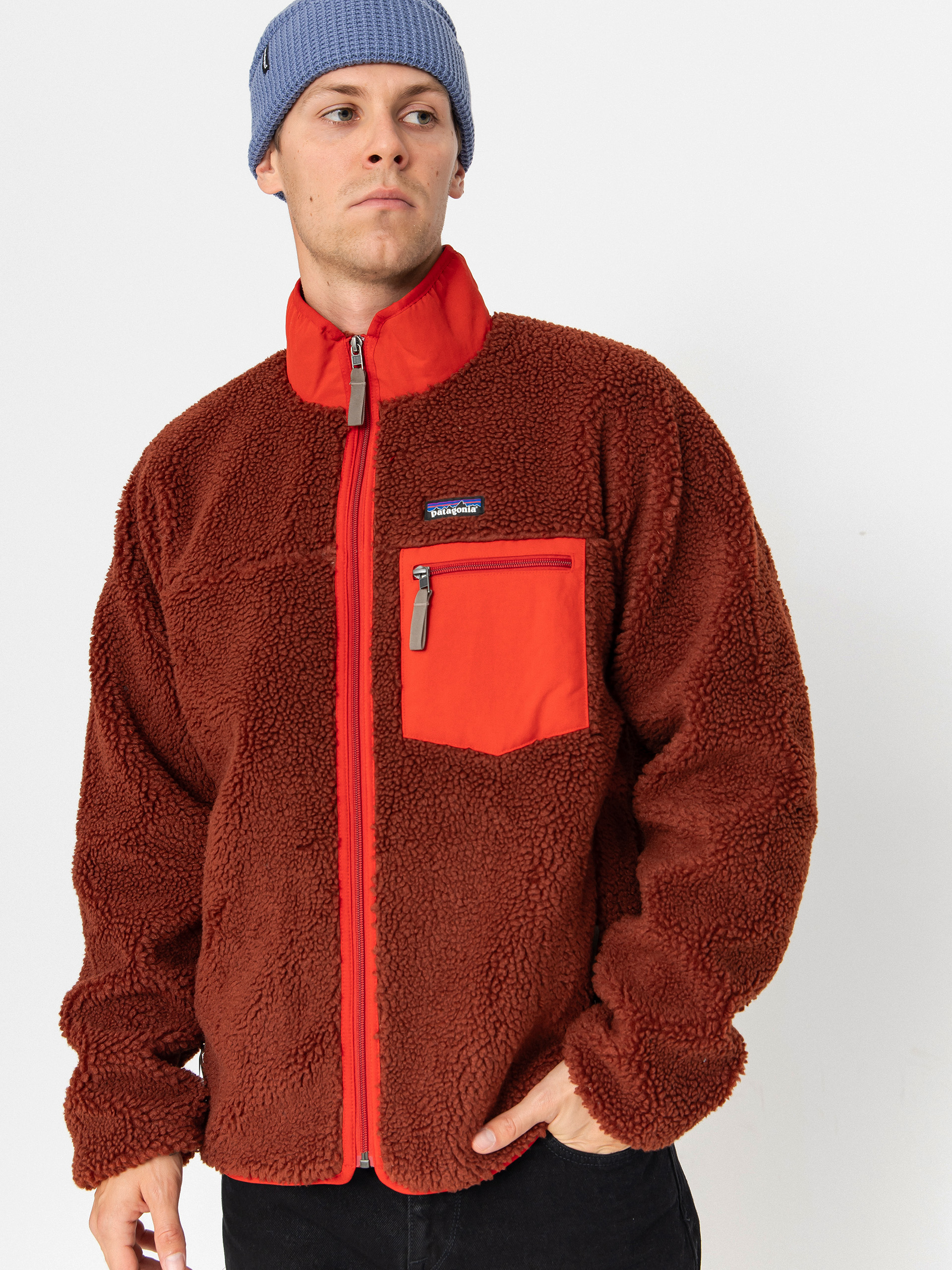 Patagonia Classic Retro X Jacket - burgundy (dried vanilla)