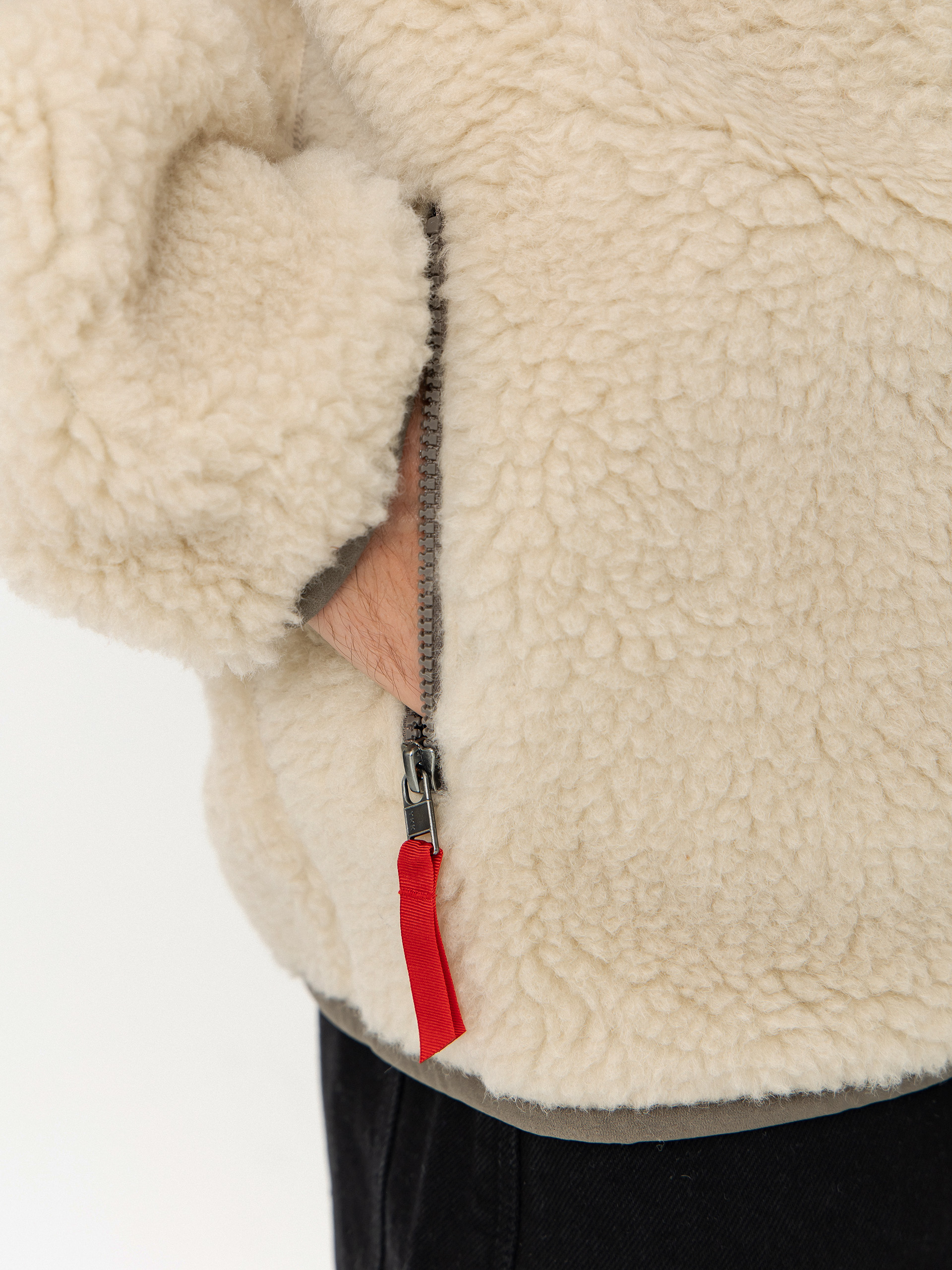 Patagonia Natural Blend Retro Cardigan Sweatshirt (dark natural w/marlow brown)