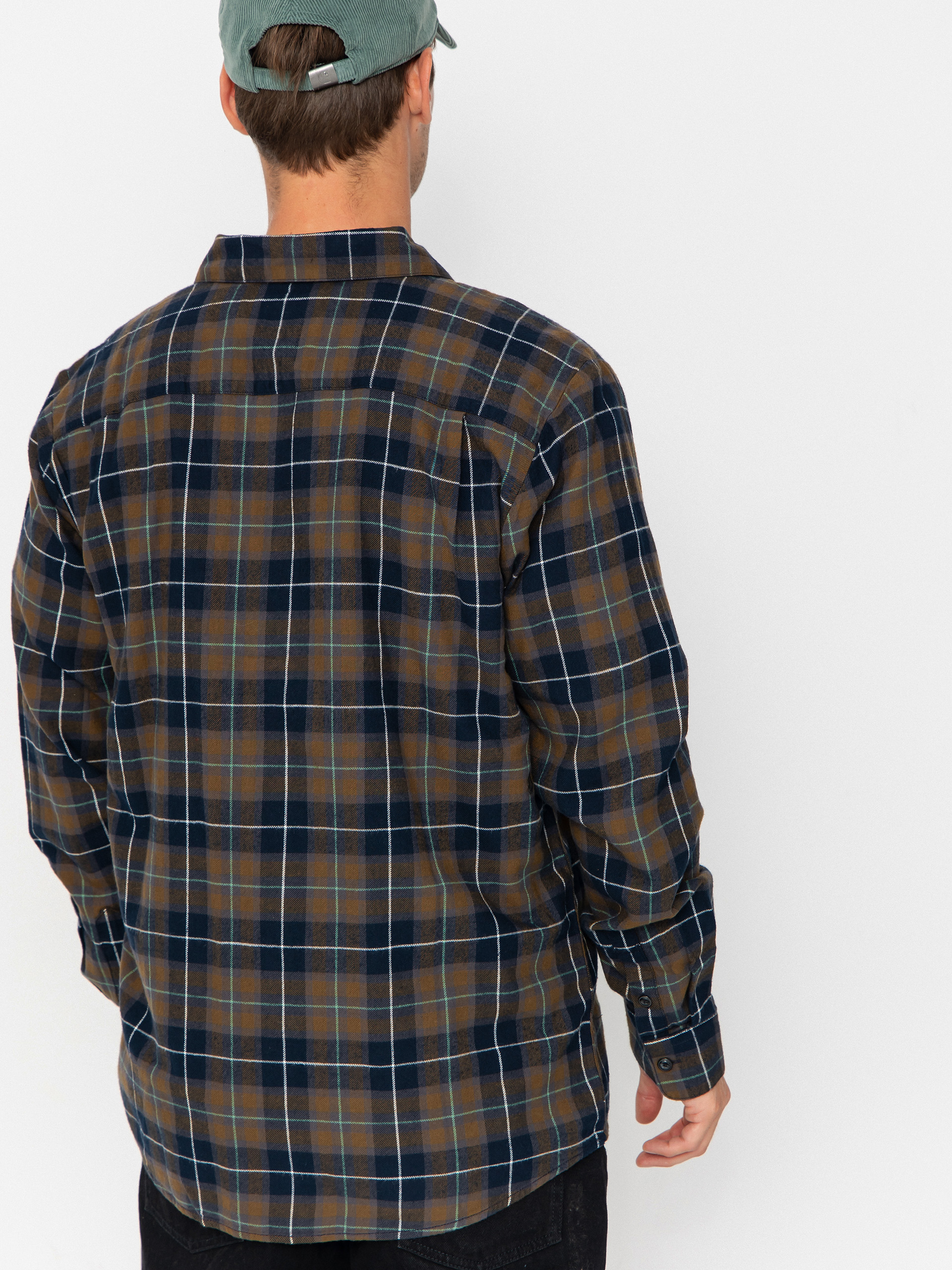 Volcom Caden Plaid Shirt (navy)