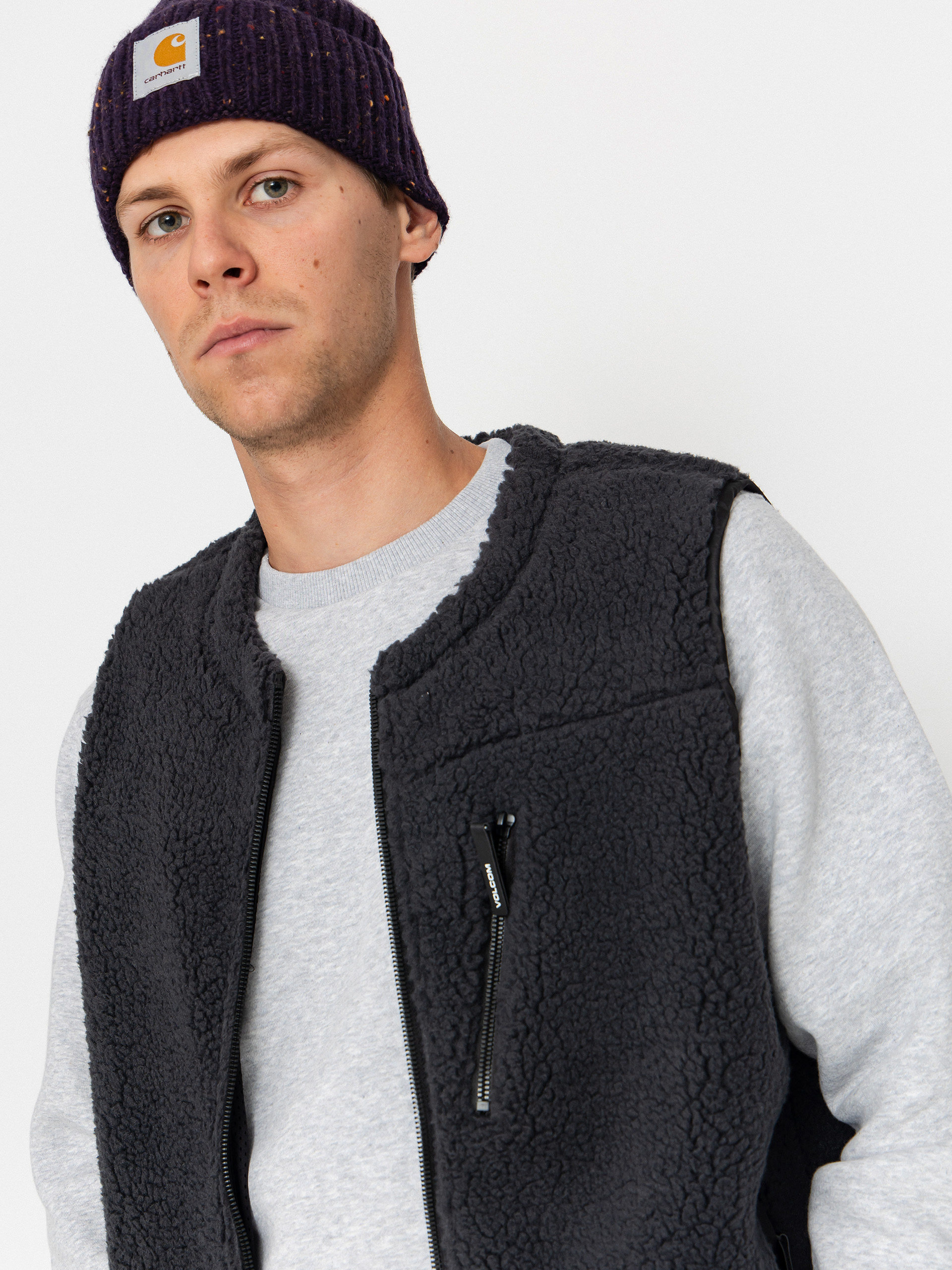 Volcom Arch Stone Weste (asphalt black)