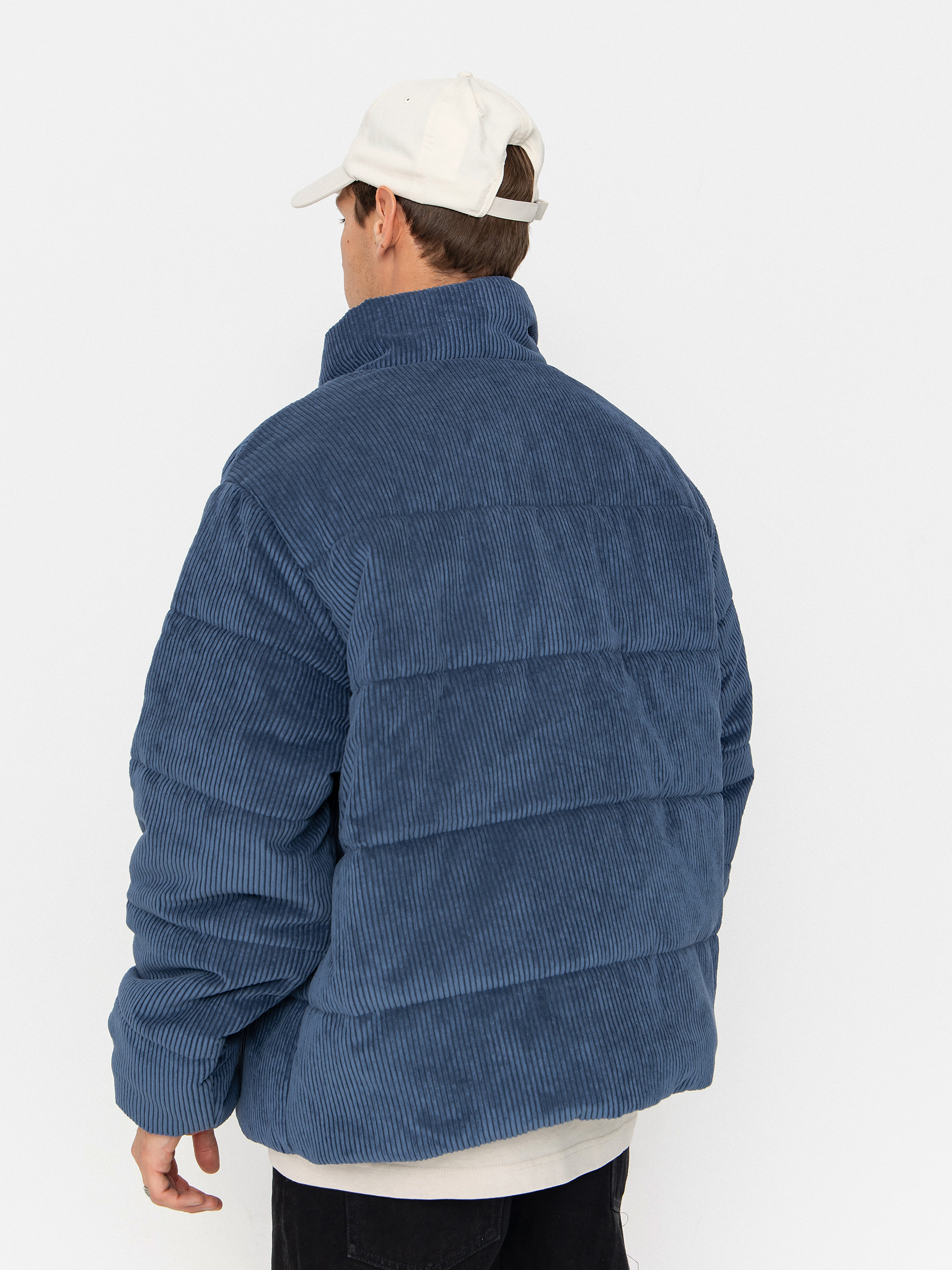 New Balance Corduroy Puffer Jacket (blue)