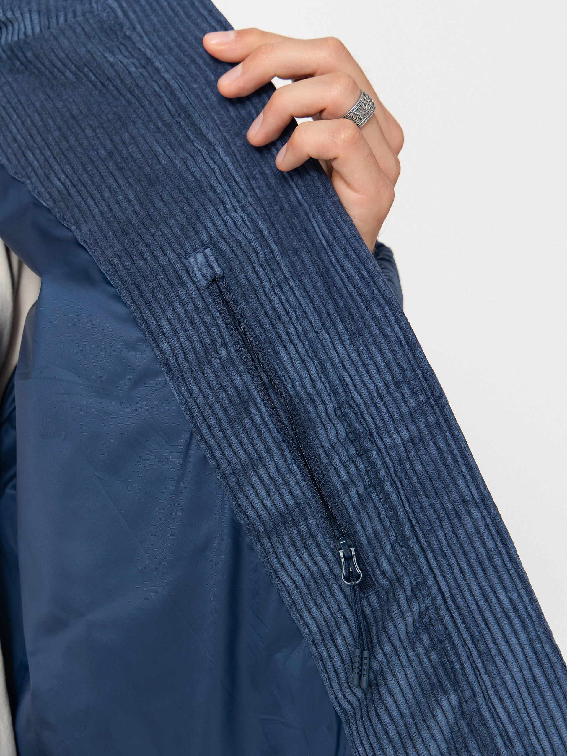 New Balance Corduroy Puffer Jacke (blue)