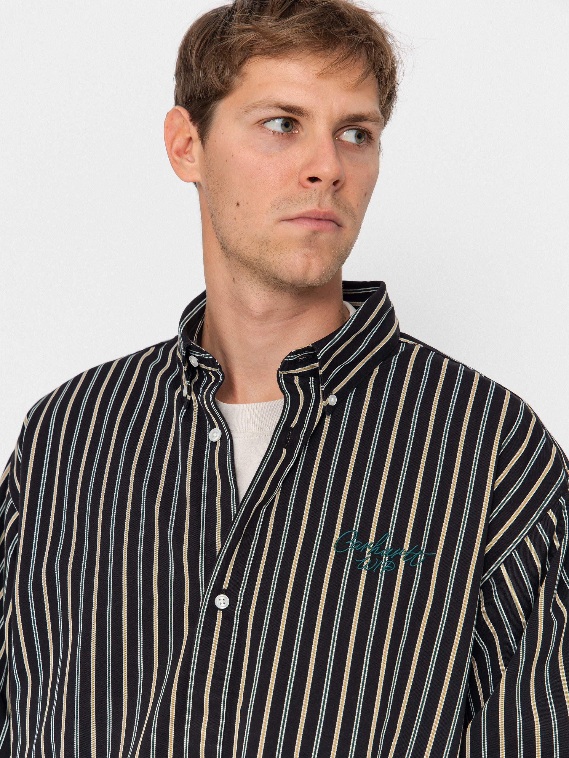 Carhartt WIP Palance Shirt (palance stripe/black)