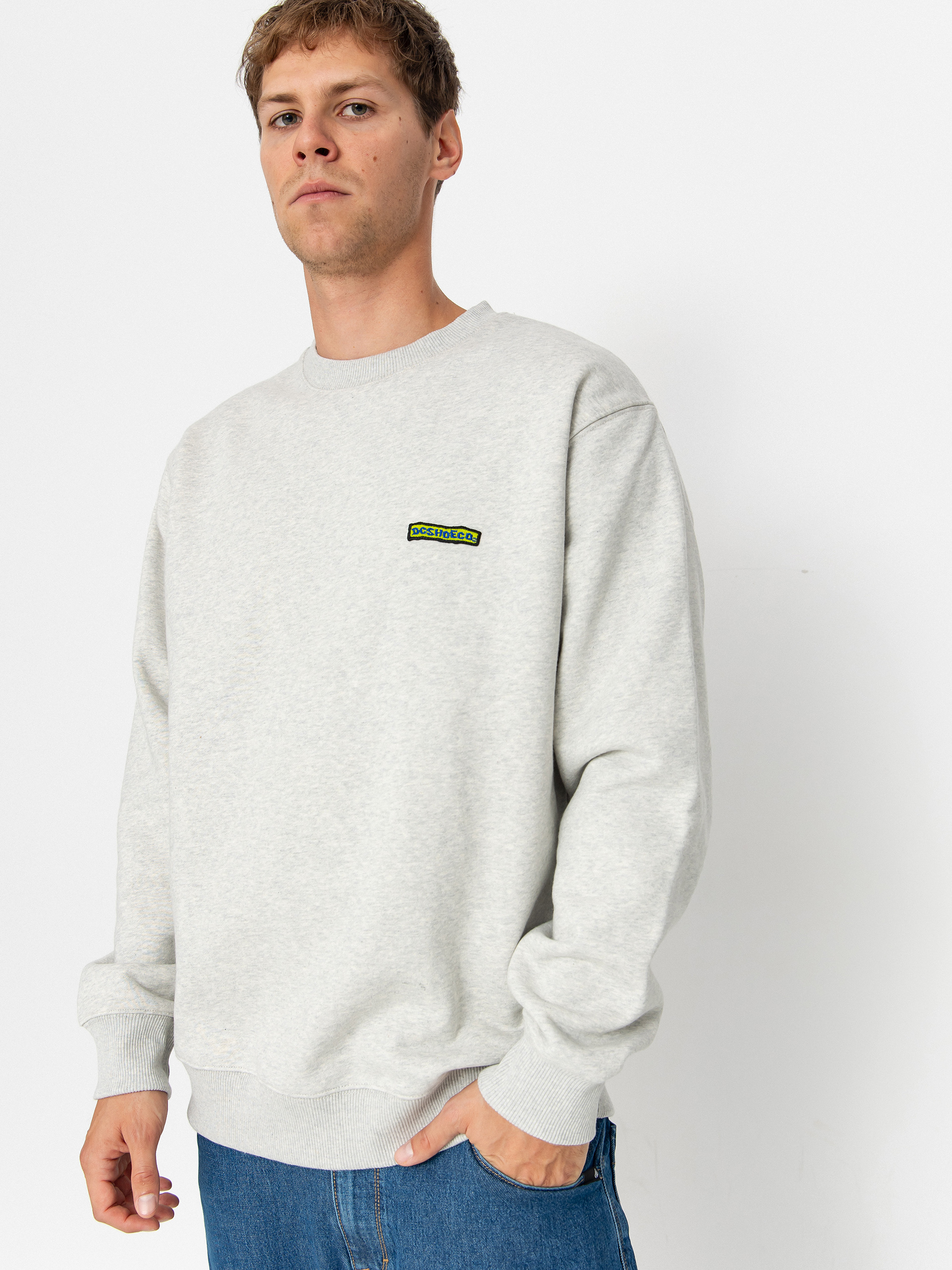 DC Sweatshirt Patch It Crew (light heather grey)