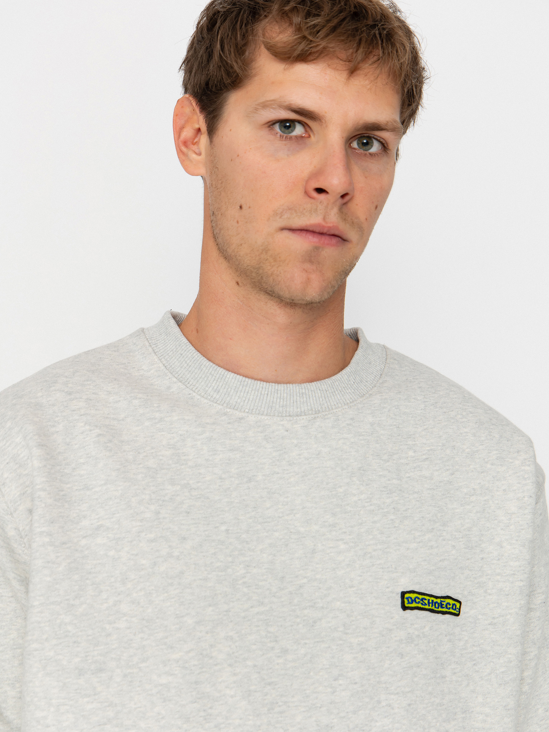 DC Sweatshirt Patch It Crew (light heather grey)