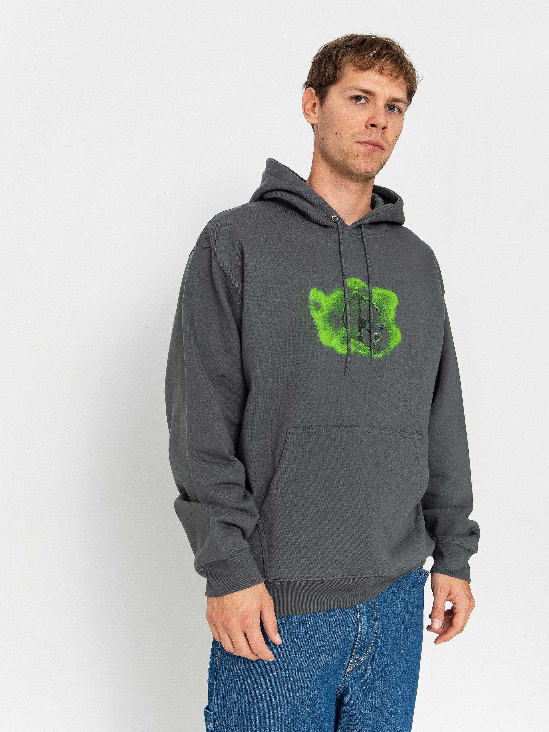 Polar Skate Dave Metal Logo HD Hoodie (graphite)