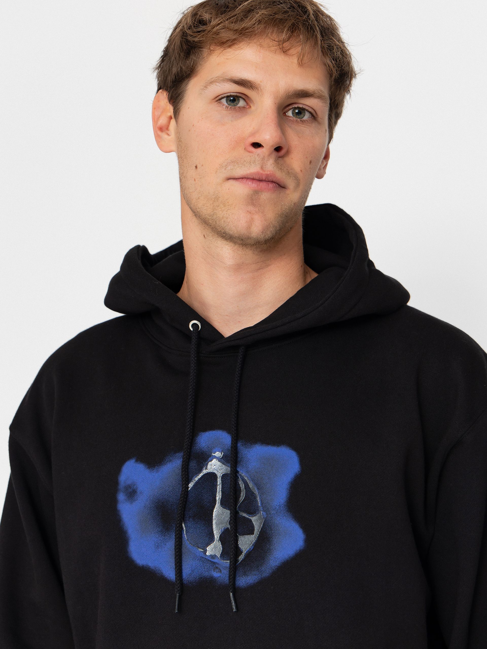 Polar Skate Dave Metal Logo HD Hoodie - black (black)