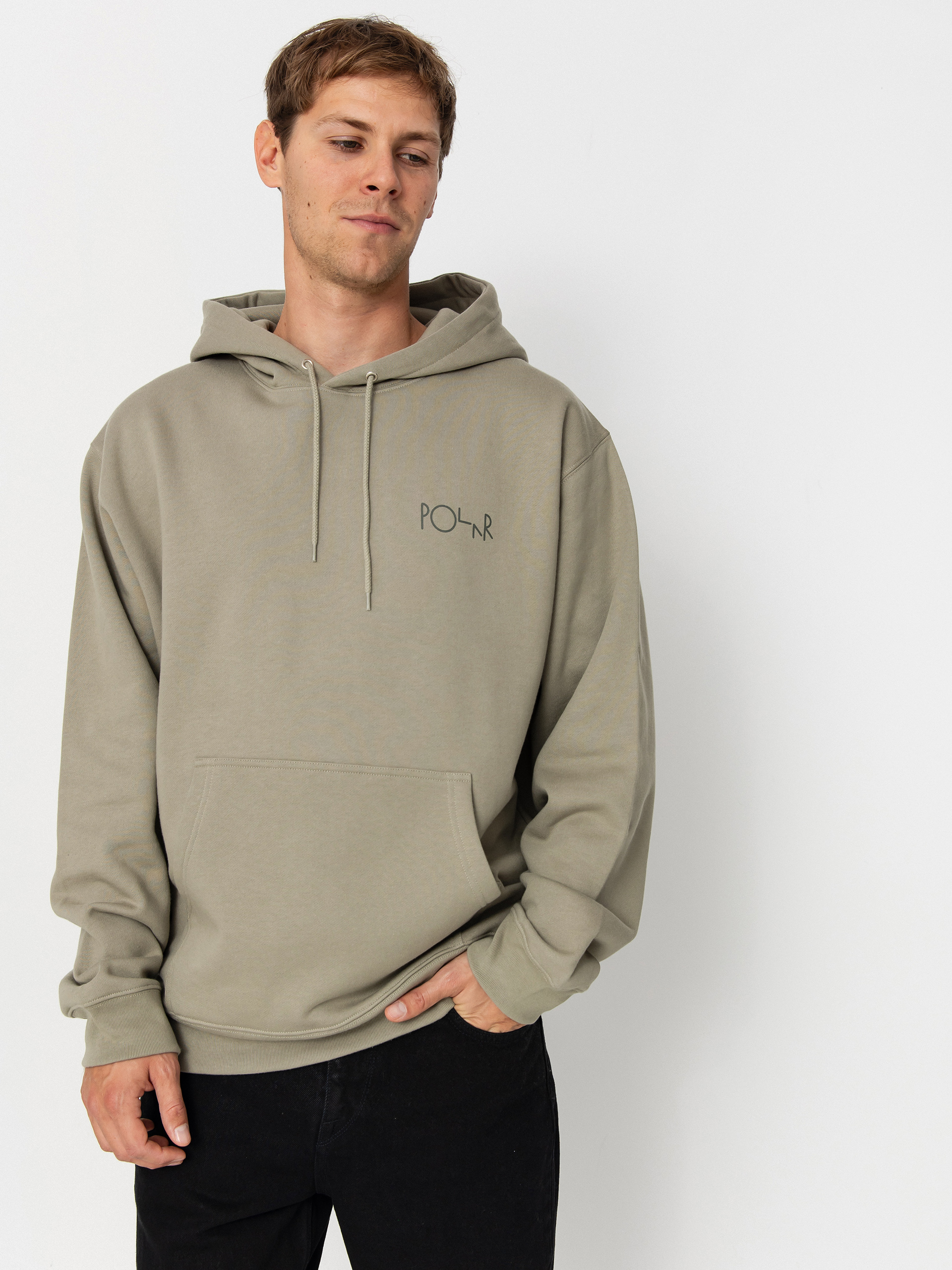 Polar Skate Dave Stroke Logo HD Hoodie (vetiver)