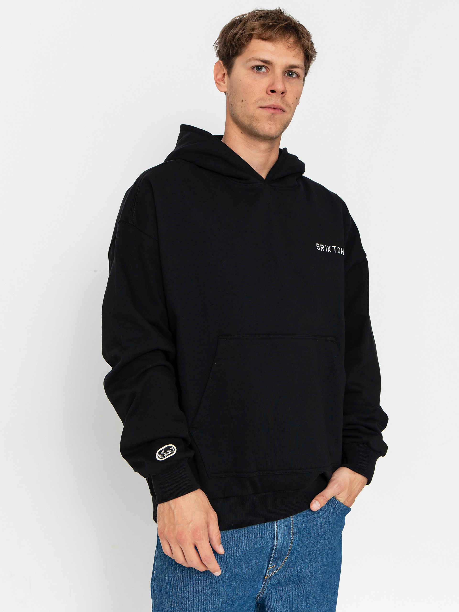 Brixton Embroidered Heavy Weight HD Hoodie (black)