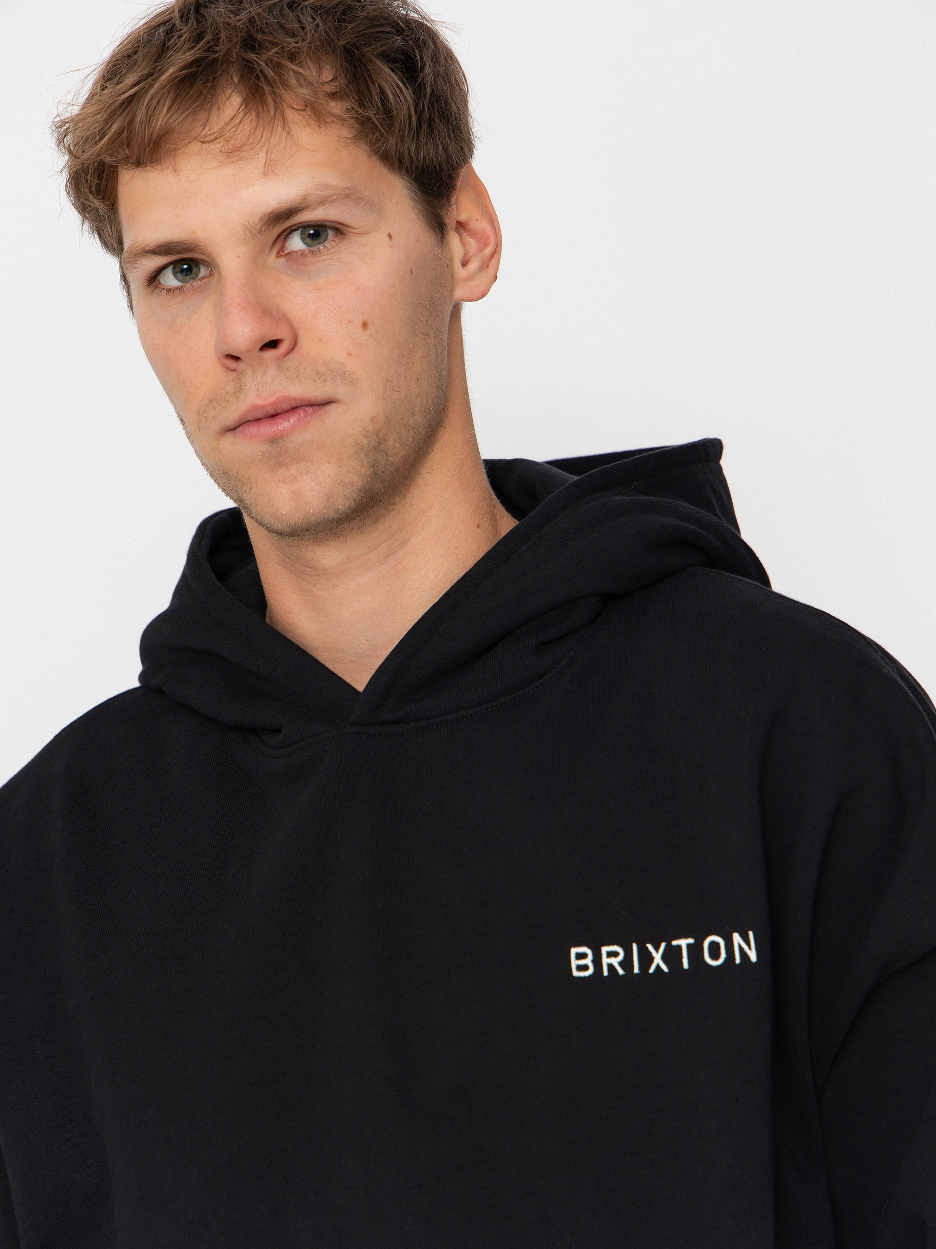 Brixton Embroidered Heavy Weight HD Hoodie (black)