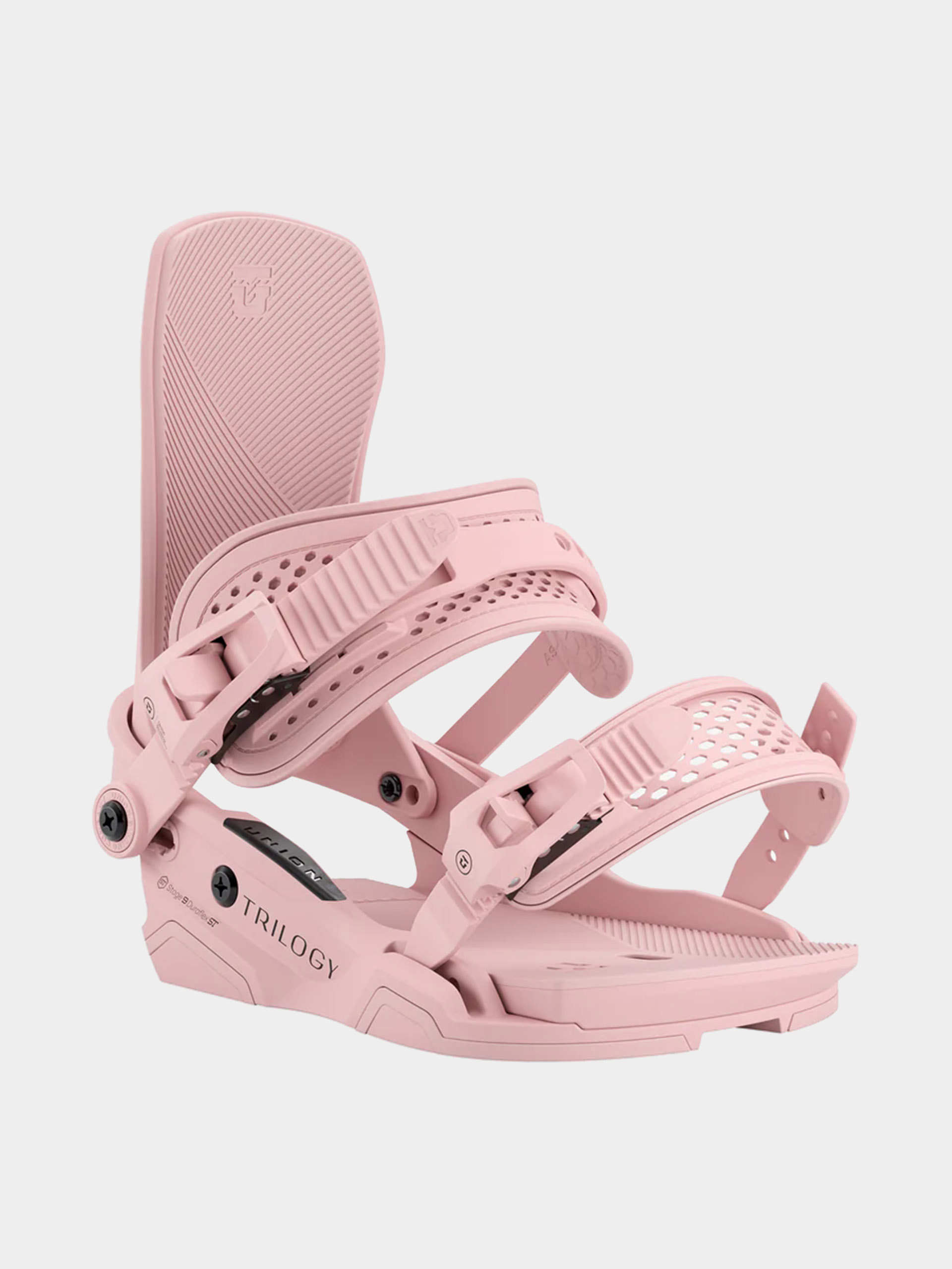 Womens Union Snowboard bindings Trilogy Team HB (rose)