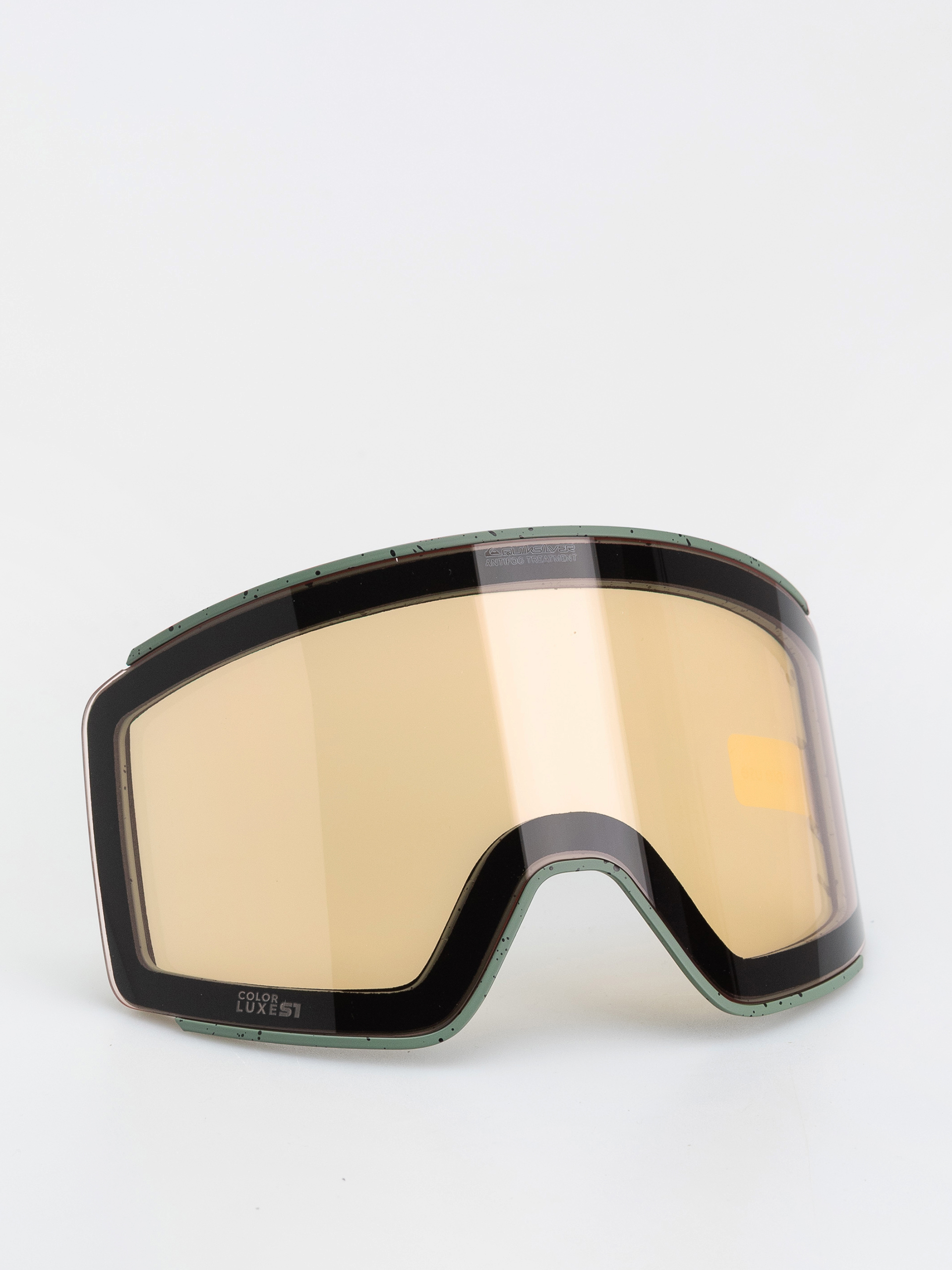 Quiksilver Goggle Storm Mg (dark ivy/clux ml red s3)