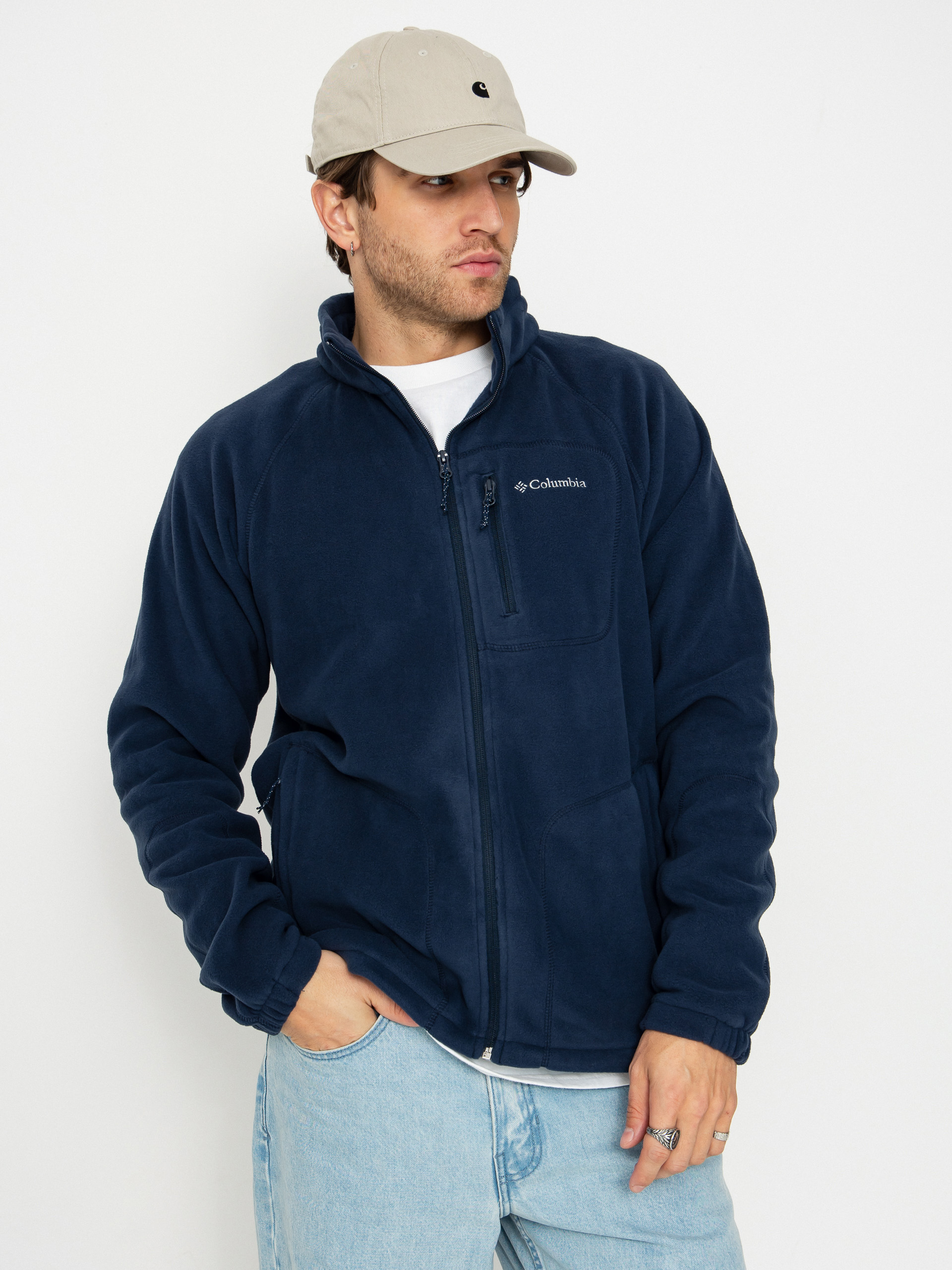 Columbia Fleece Jacke Fast Trek II Full Zip (collegiate navy)