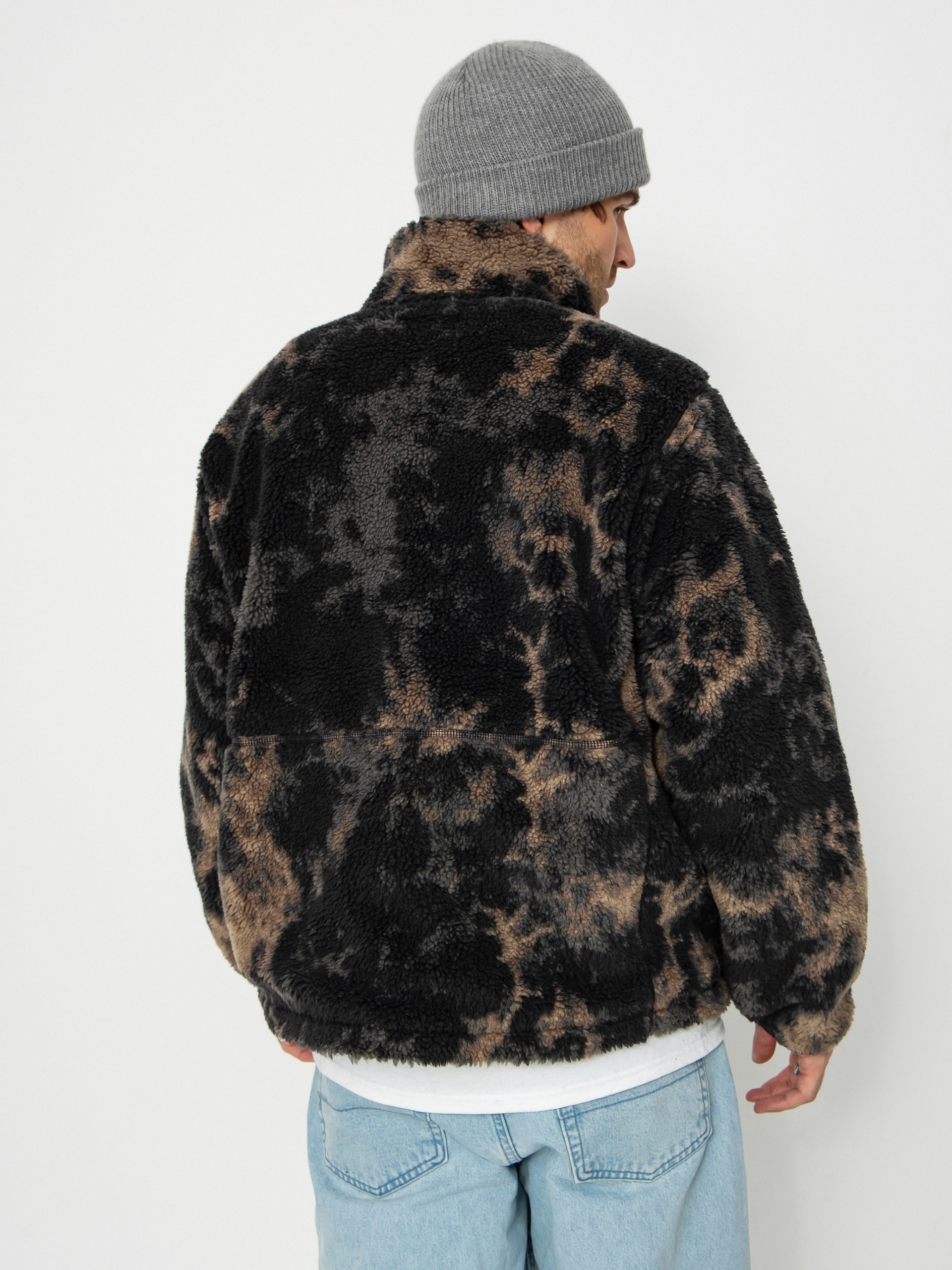 The North Face Extreme Pile 2 Pullover Print Jacket (tnf black light refract)