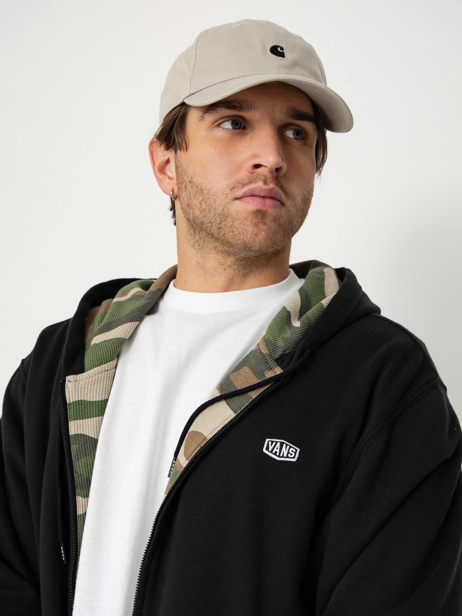 Vans Dover Thermal Lined Full Zip Hoodie (black)