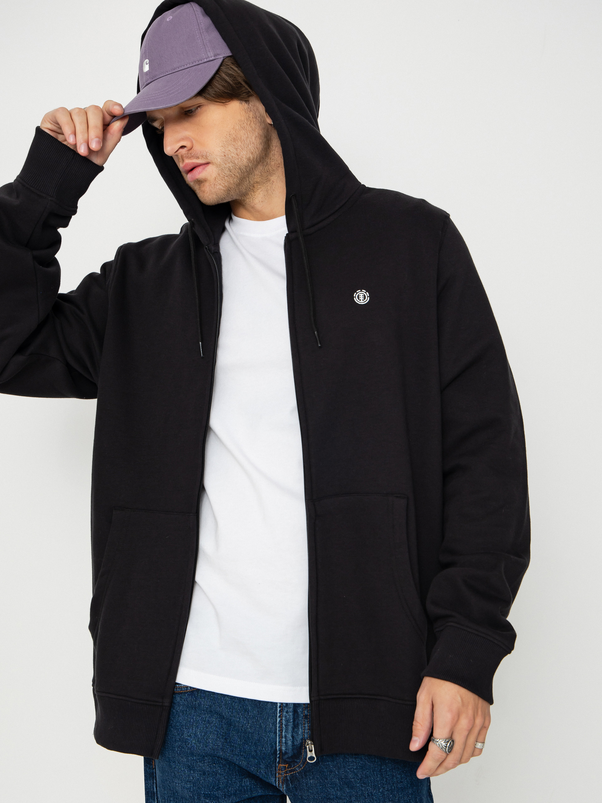 Element Icon Embroidery HD Hoodie (eclipse navy)
