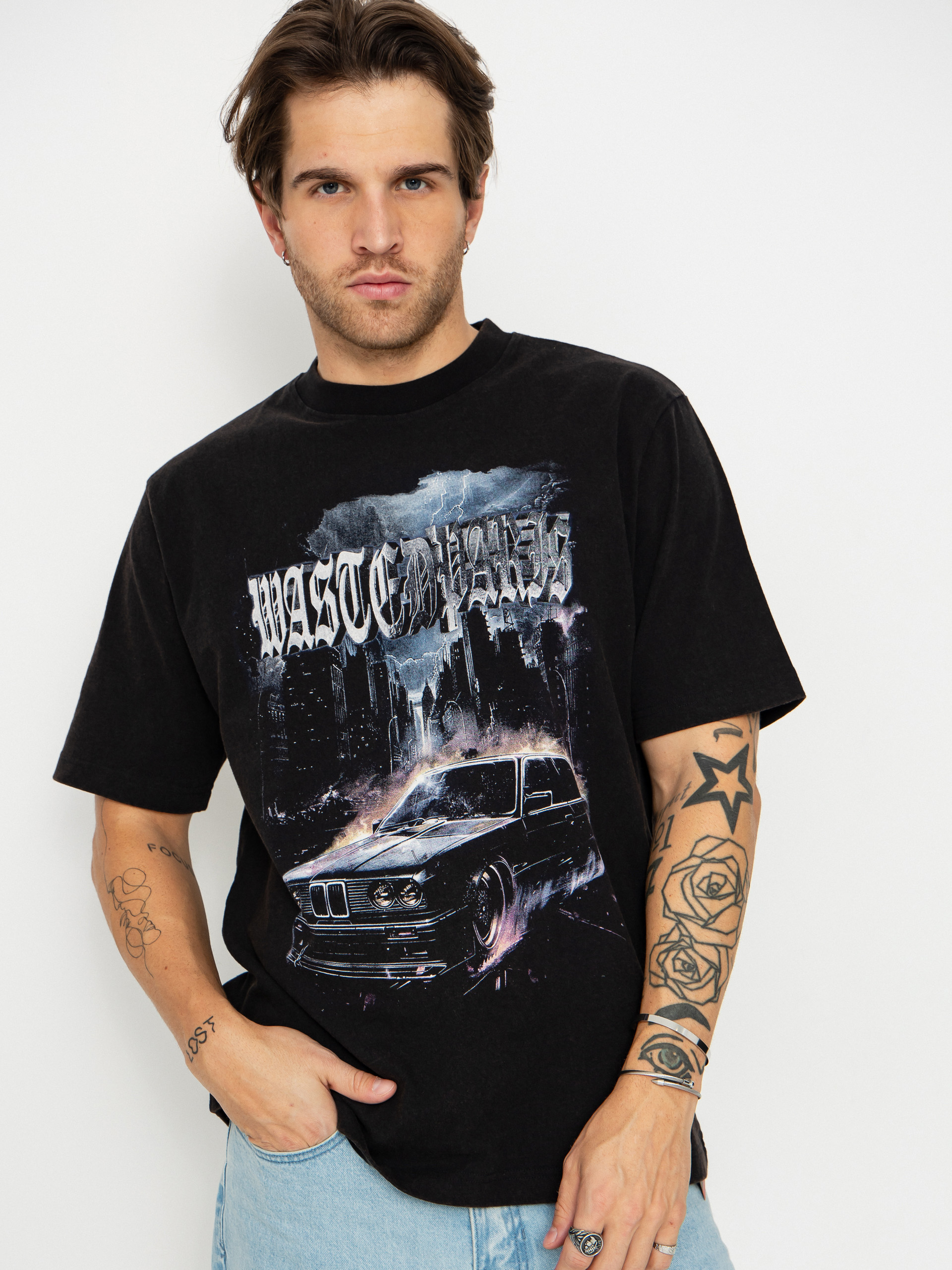 Wasted Paris Run T-Shirt (faded black)