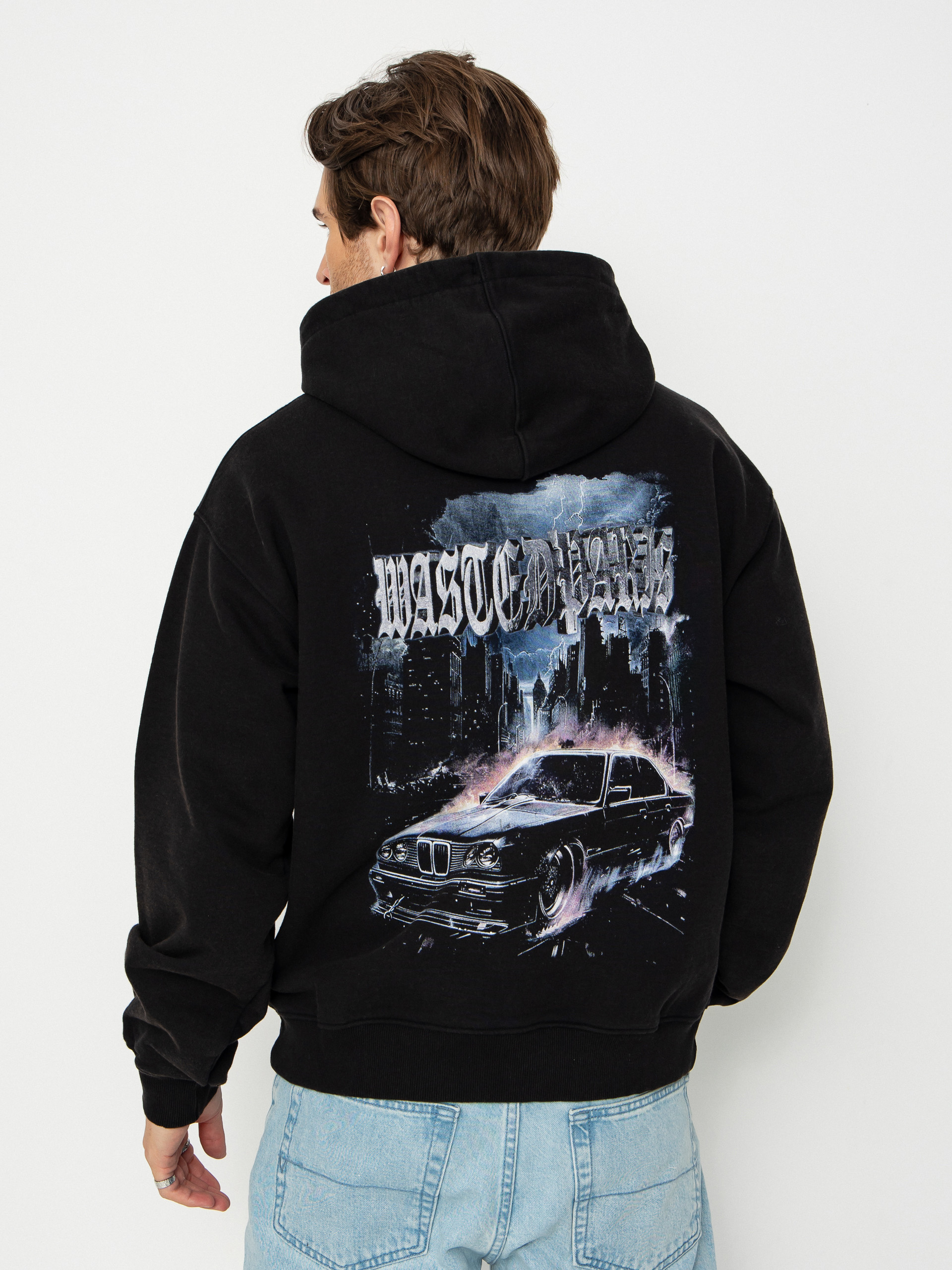 Wasted Paris Run HD Hoodie (faded black)