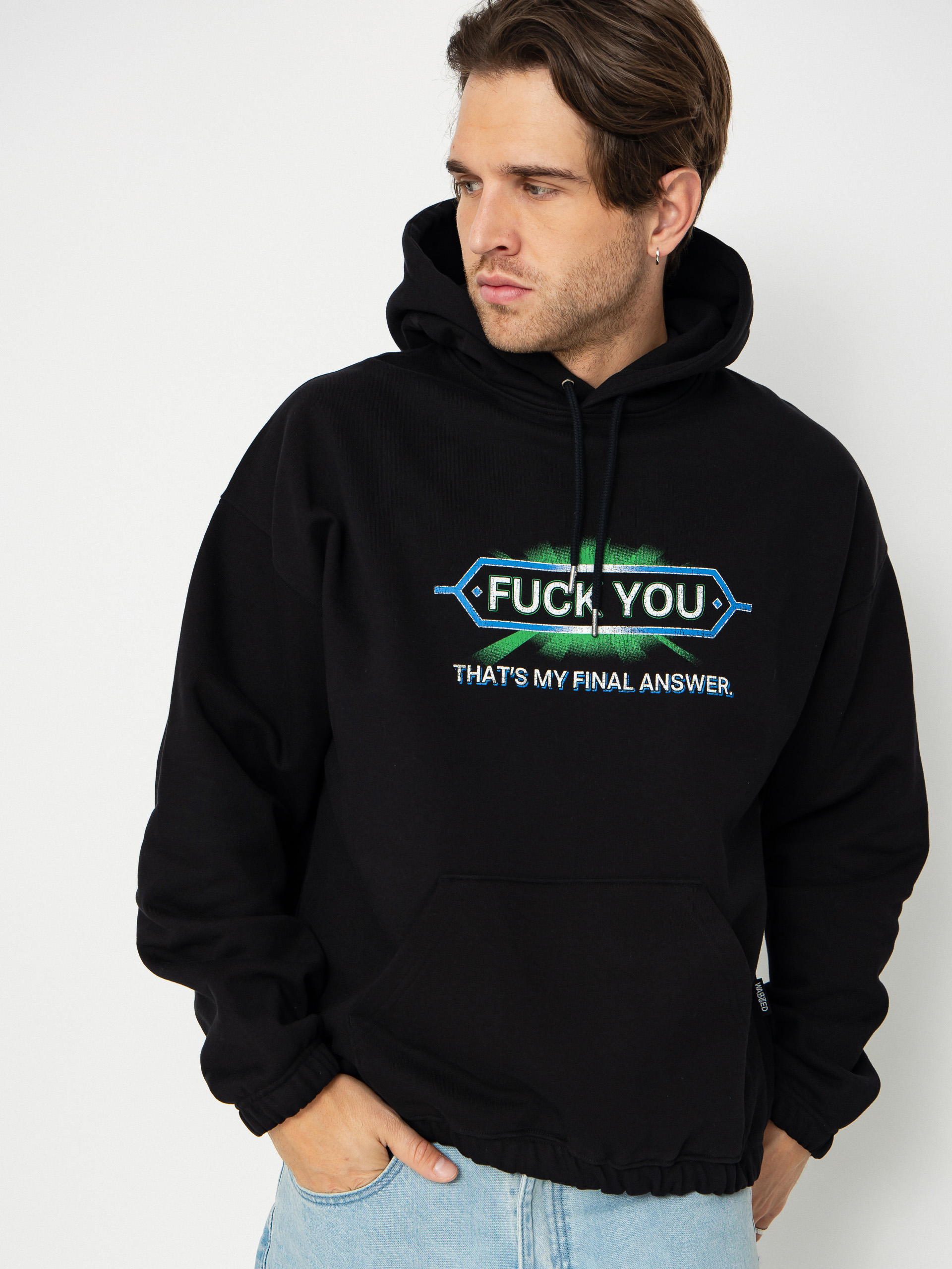 Wasted Paris Answear Boxy HD Hoodie (black)