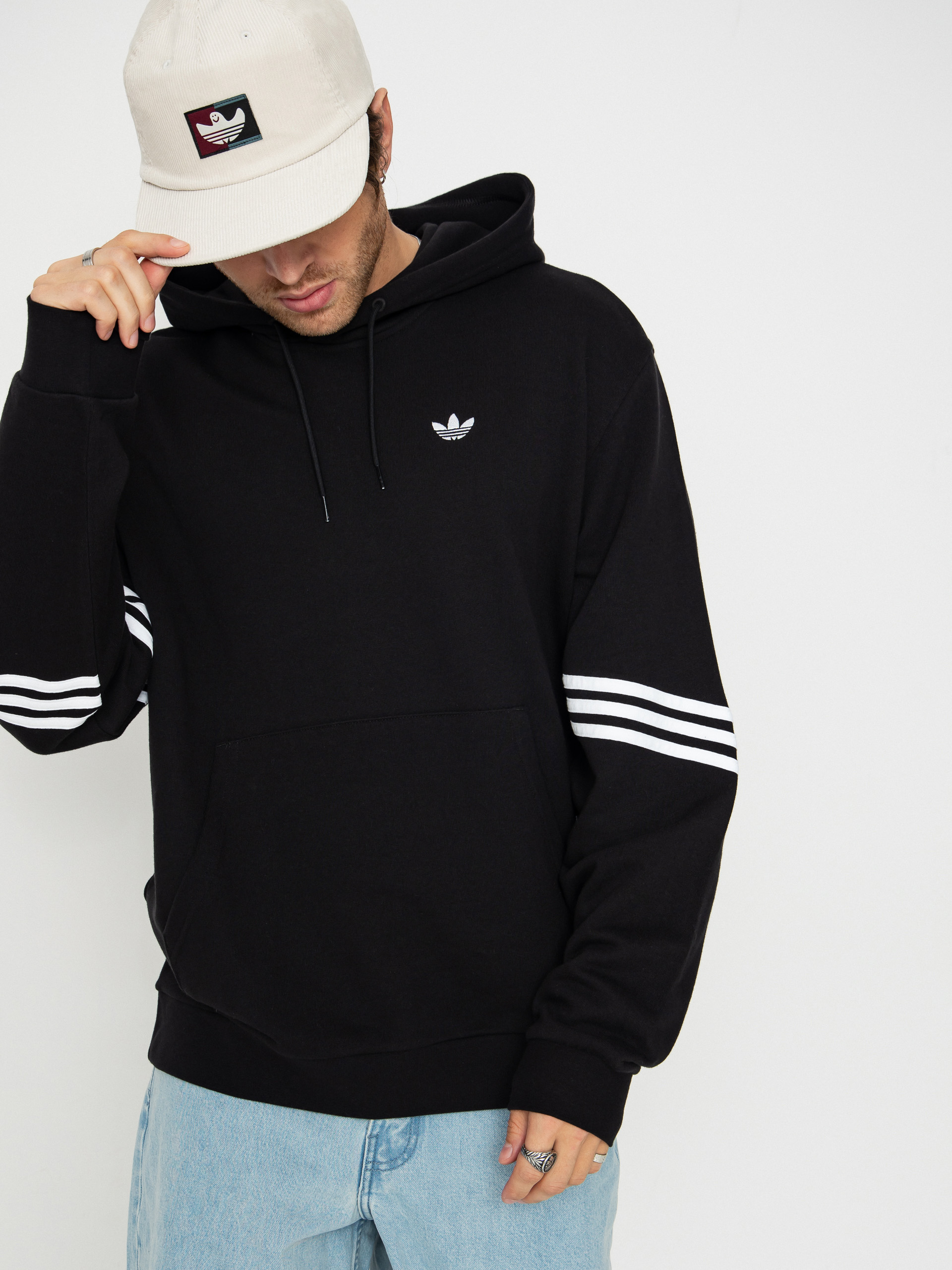 adidas Classic HD Hoodie (black/white)