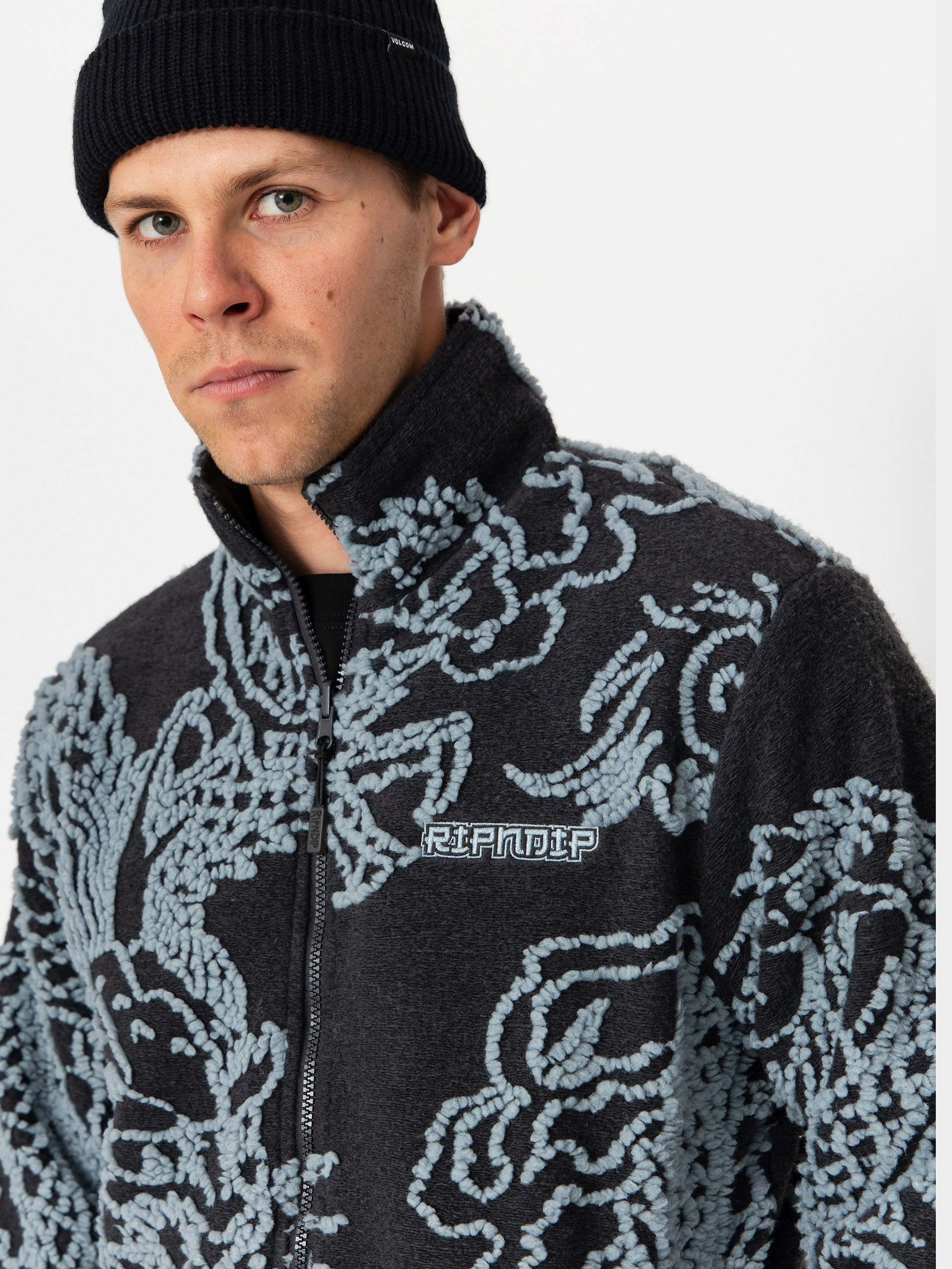 RipNDip Haku Reversible Jacket (black/charcoal)