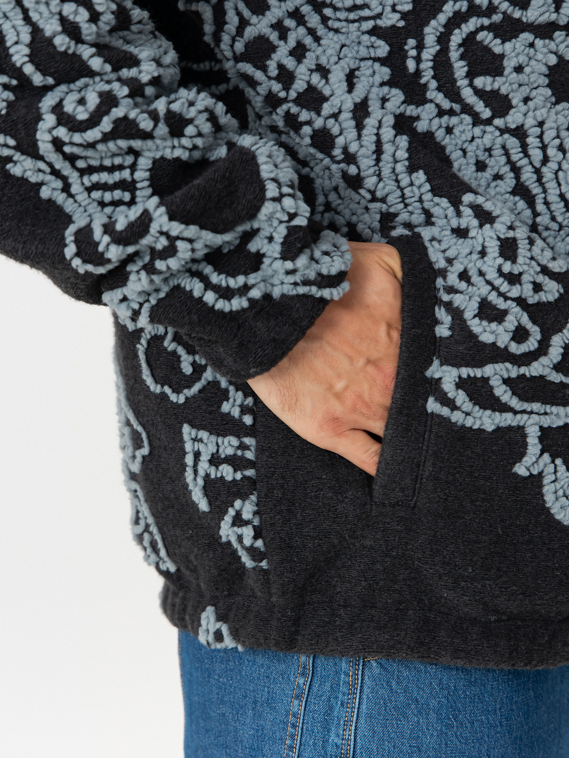 RipNDip Haku Reversible Jacke (black/charcoal)