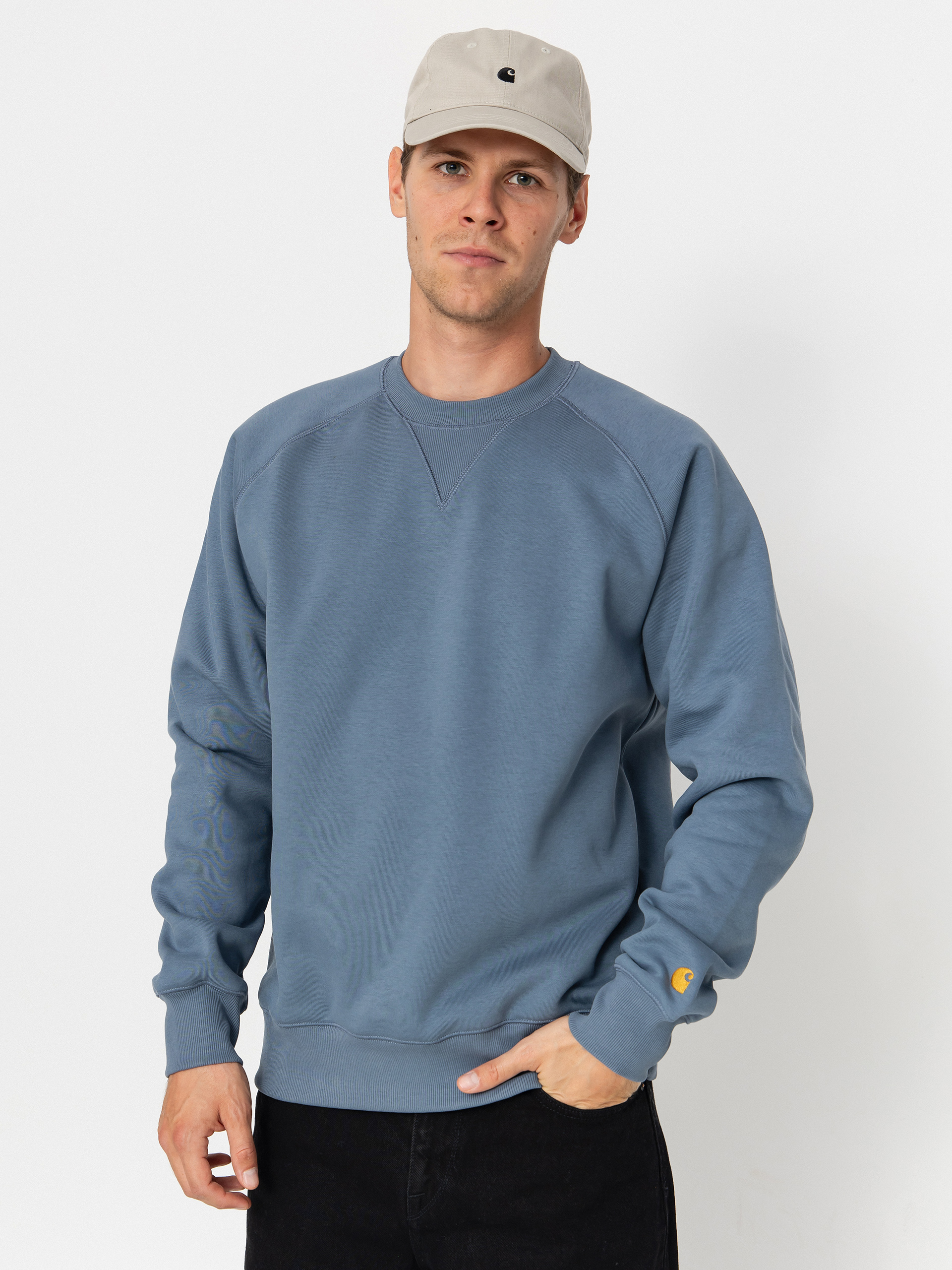Carhartt WIP Sweatshirt Chase (angelite/gold)