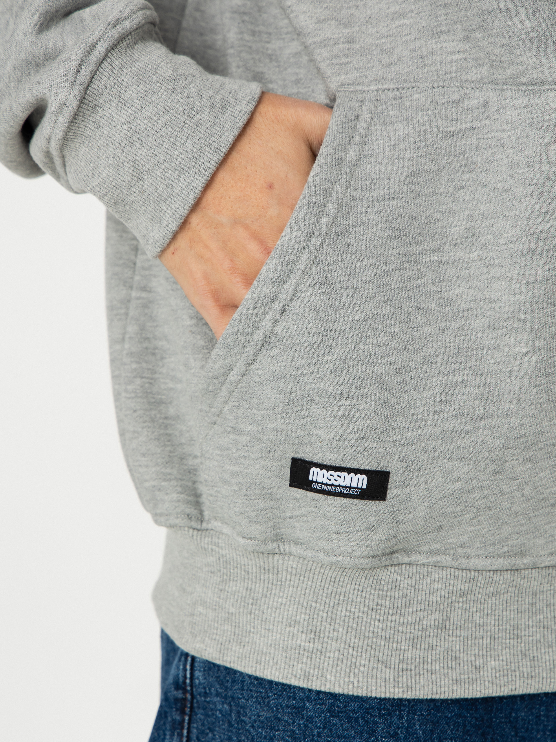 MassDnm Hoodie Mini Box ZHD (light heather grey)