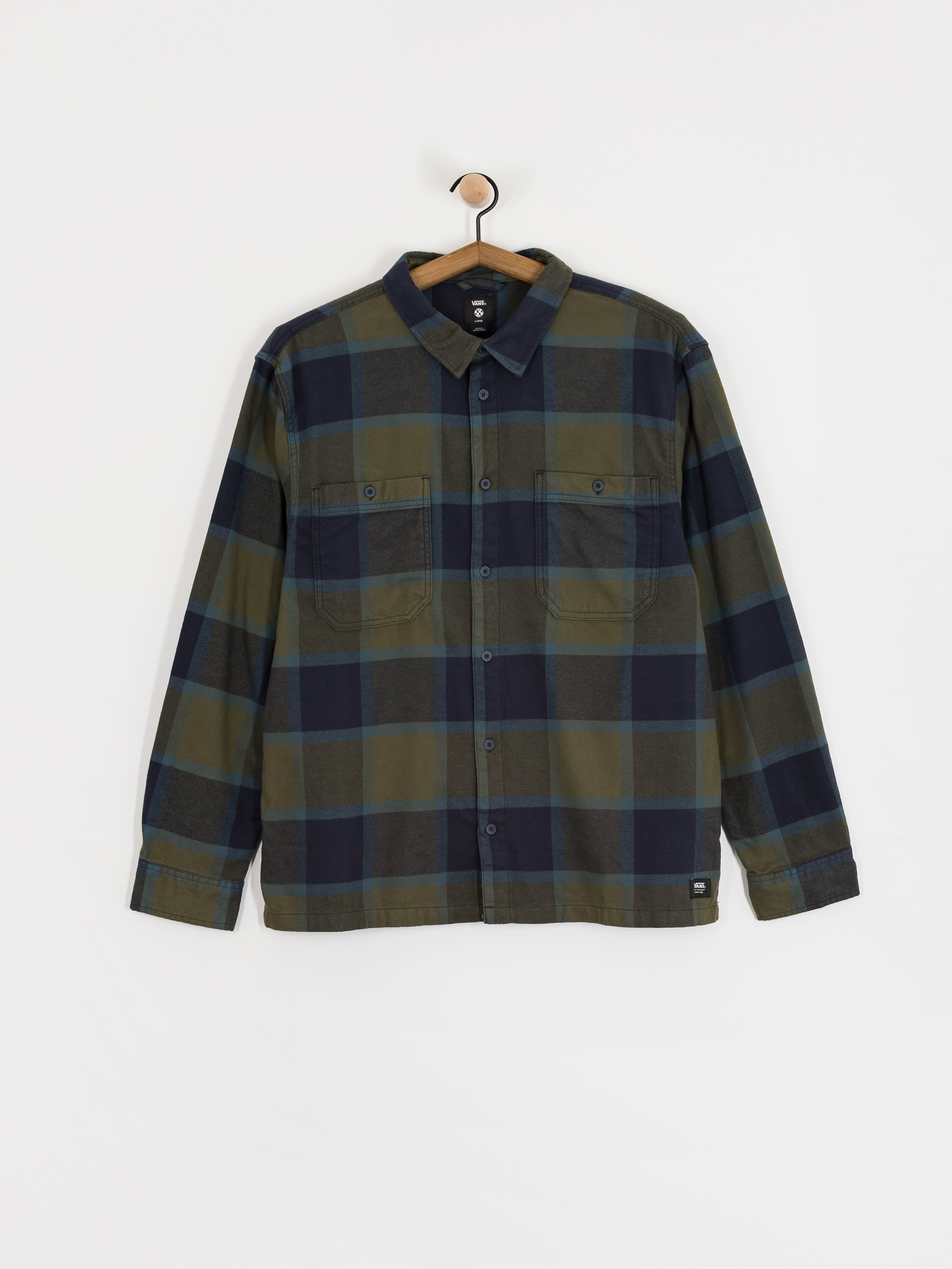 Vans Larkspur Plaid Flannel Shirt (grape leaf/parisiannght)