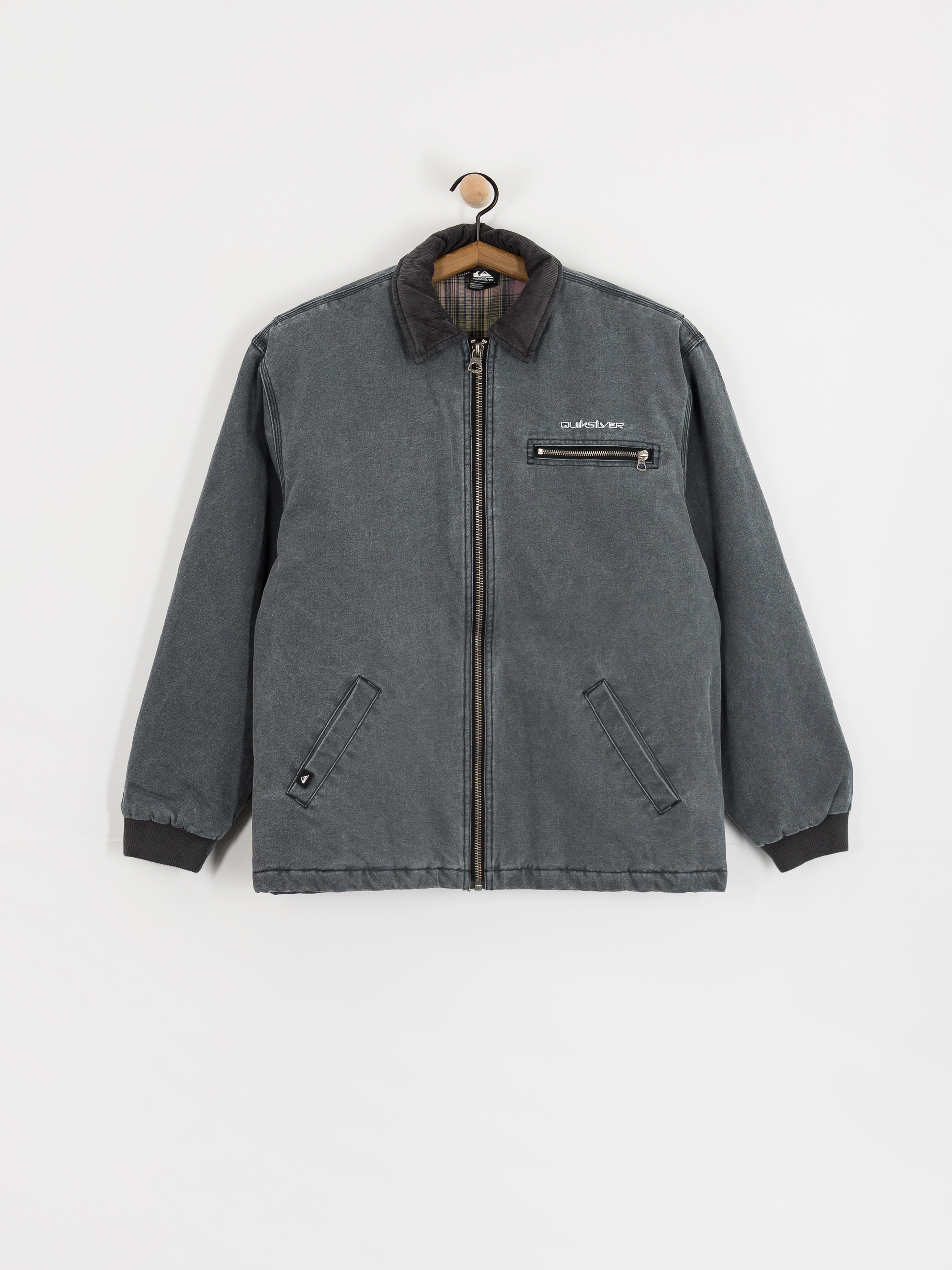 Quiksilver Shaper Pad Jacket - black, grey (black)