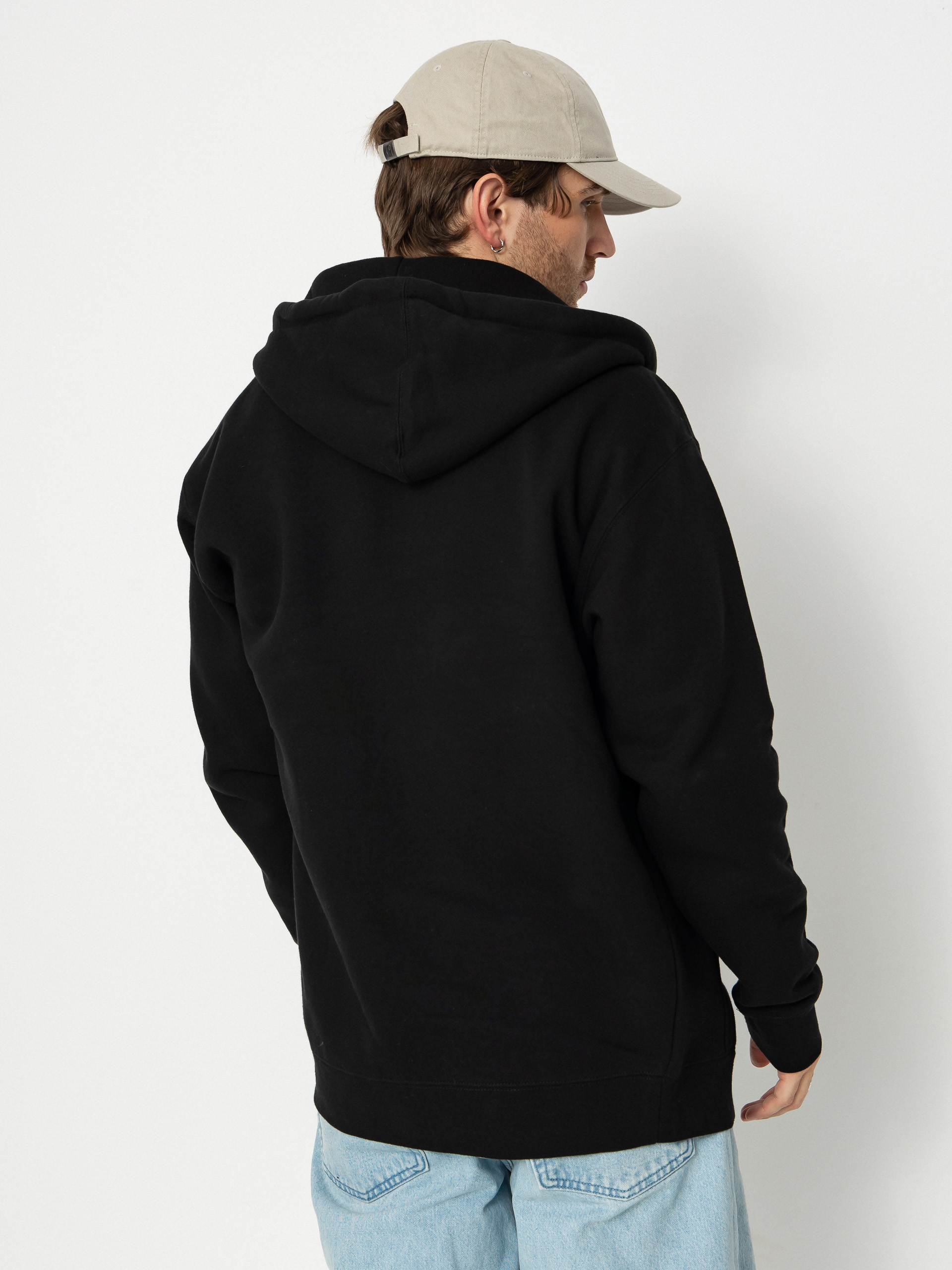 Antihero Lil Pigeon Emb ZHD Hoodie (black w/multi color embroidery)