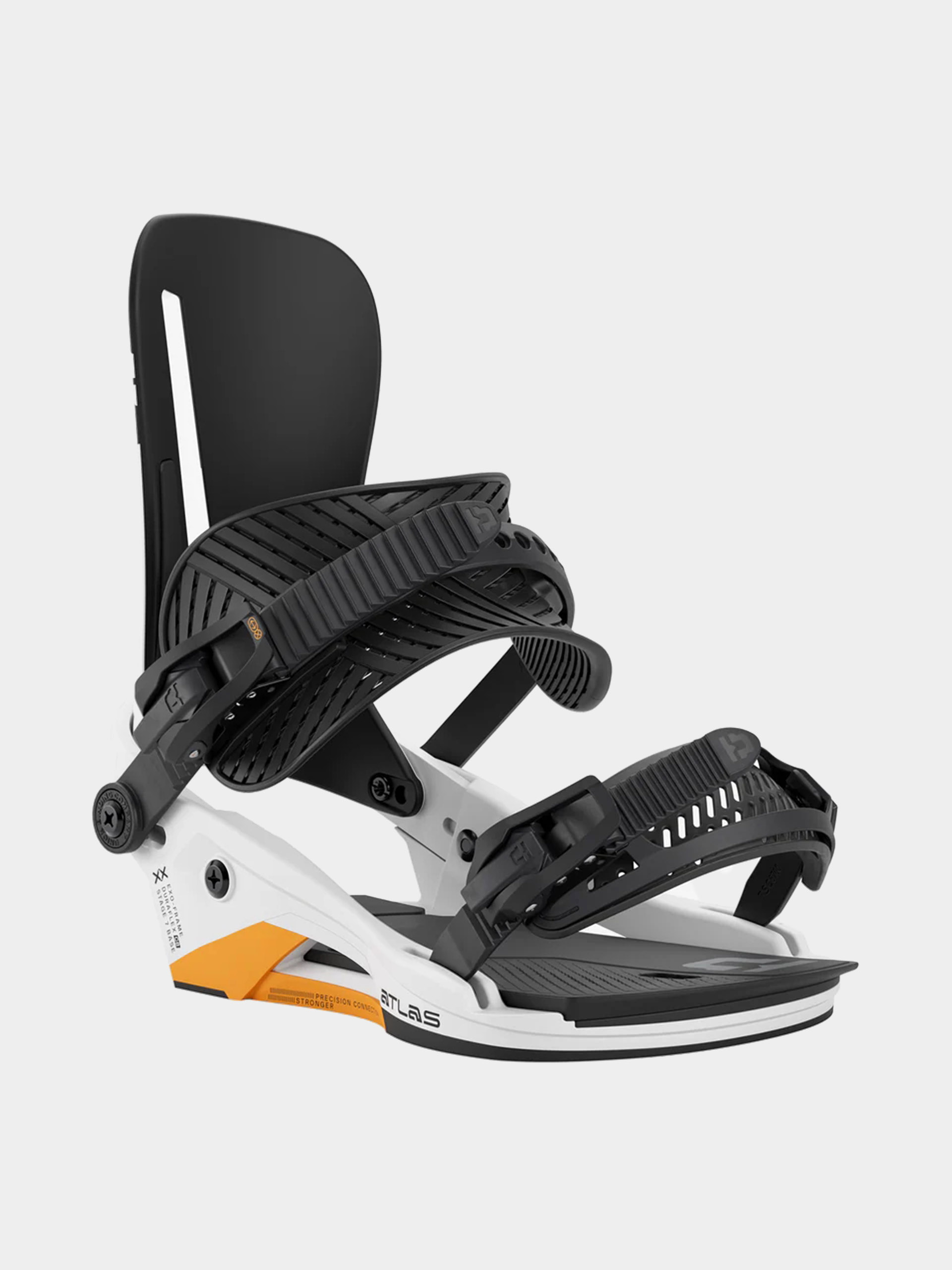 Mens Union Snowboard bindings Atlas (white/orange)