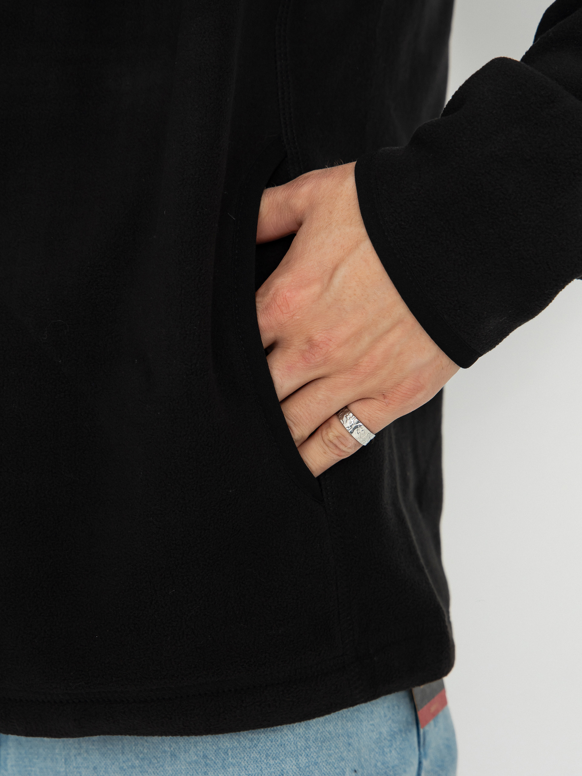 Herren Rip Curl Search Fleece Jacke (black)