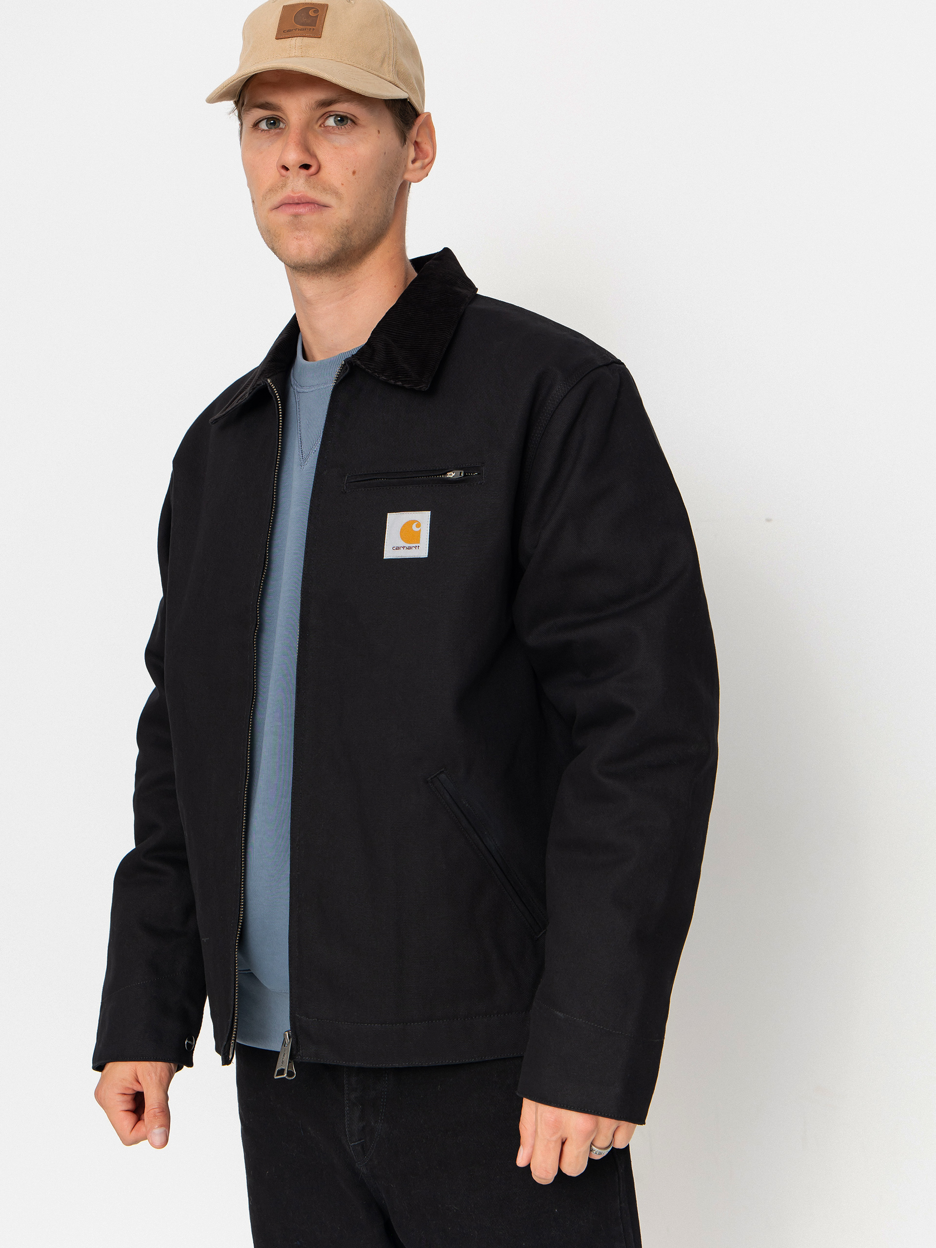Carhartt Wip - Man - Black  Usa Red - Jacket