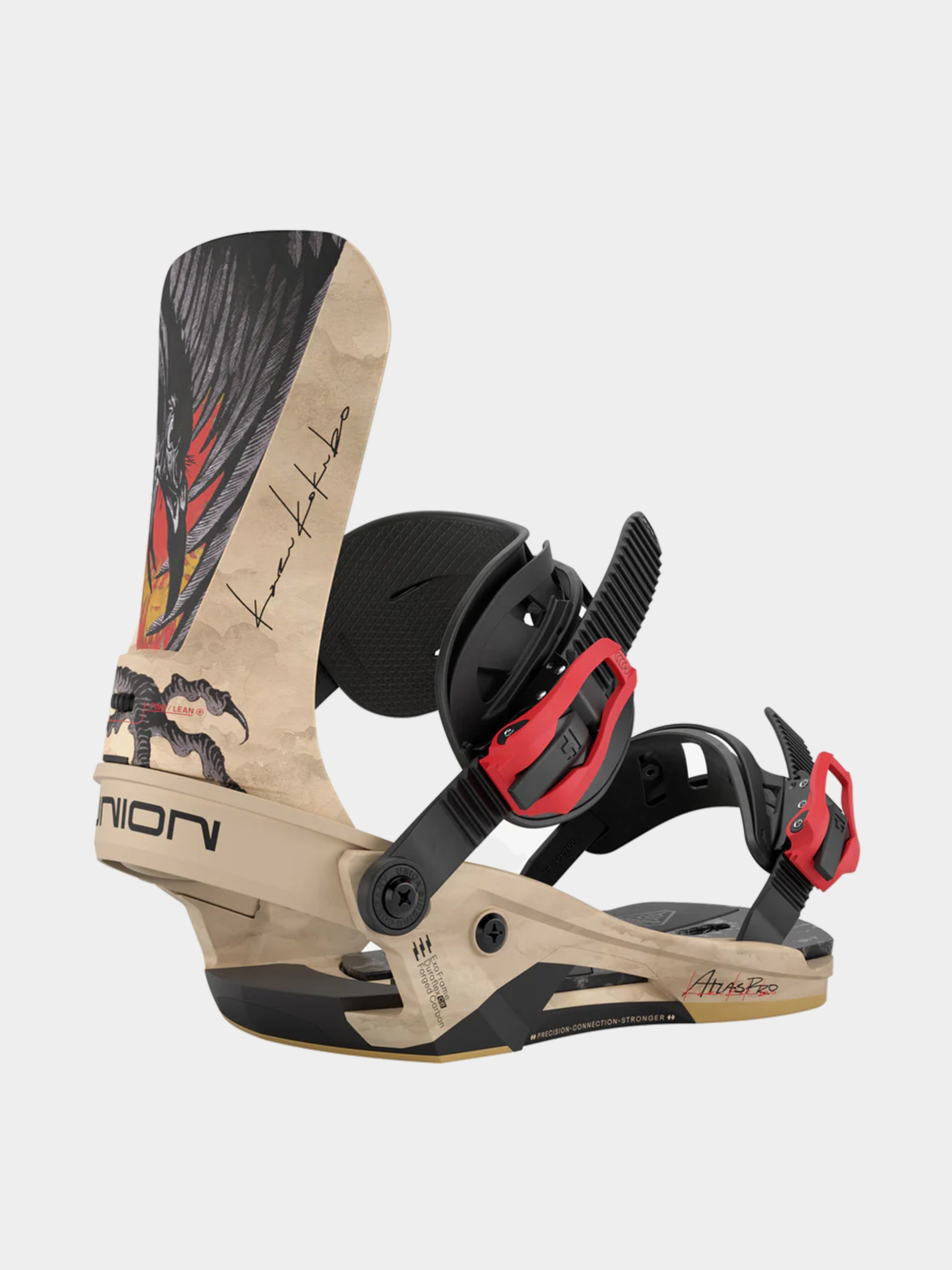 union atlas snowboard bindings Men's 2027 Black / L which provides ultra Union Atlas Step On Snowboard