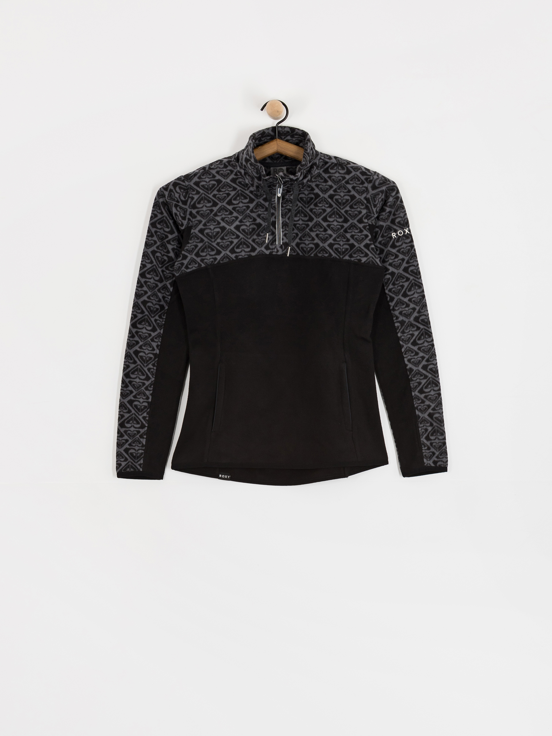 Roxy Sayna Half Zip Wmn Fleece  (anthracite sol searcher big)