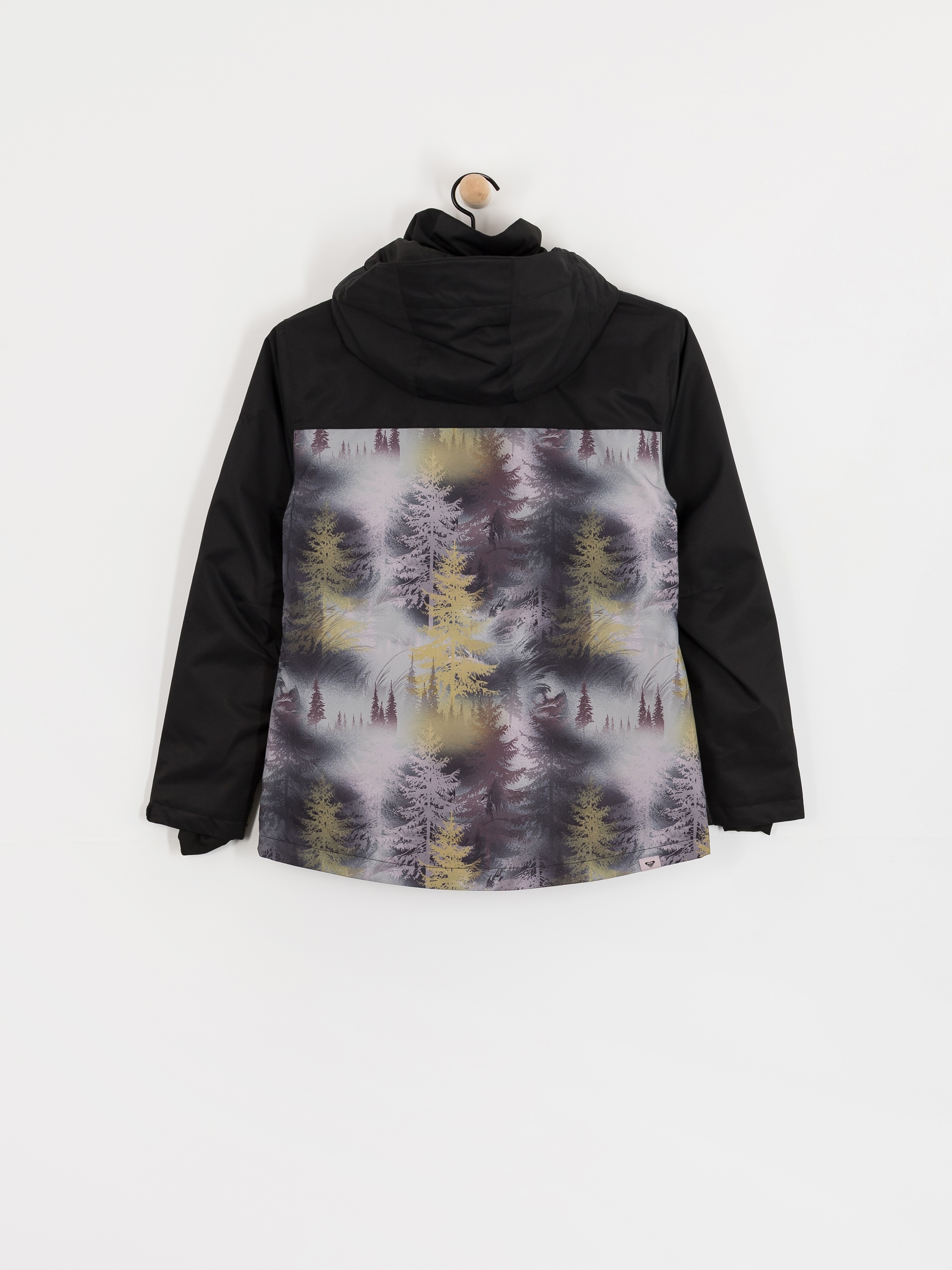 Womens Roxy Jetty Block Snowboard jacket (frost gray pinetrees)