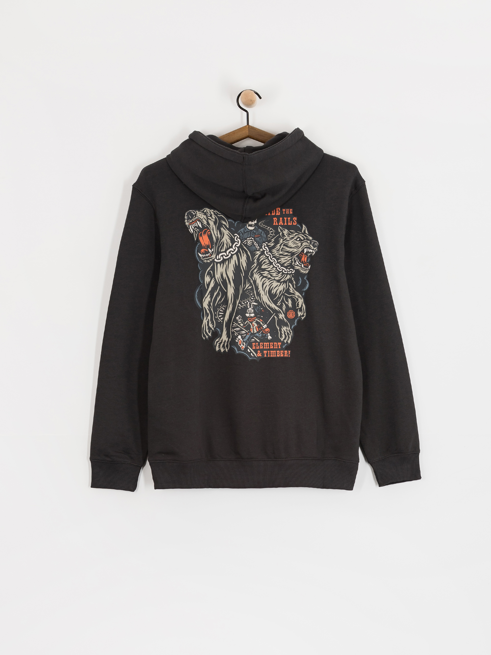 Element Timber Guard Dogs HD Hoodie (off black)