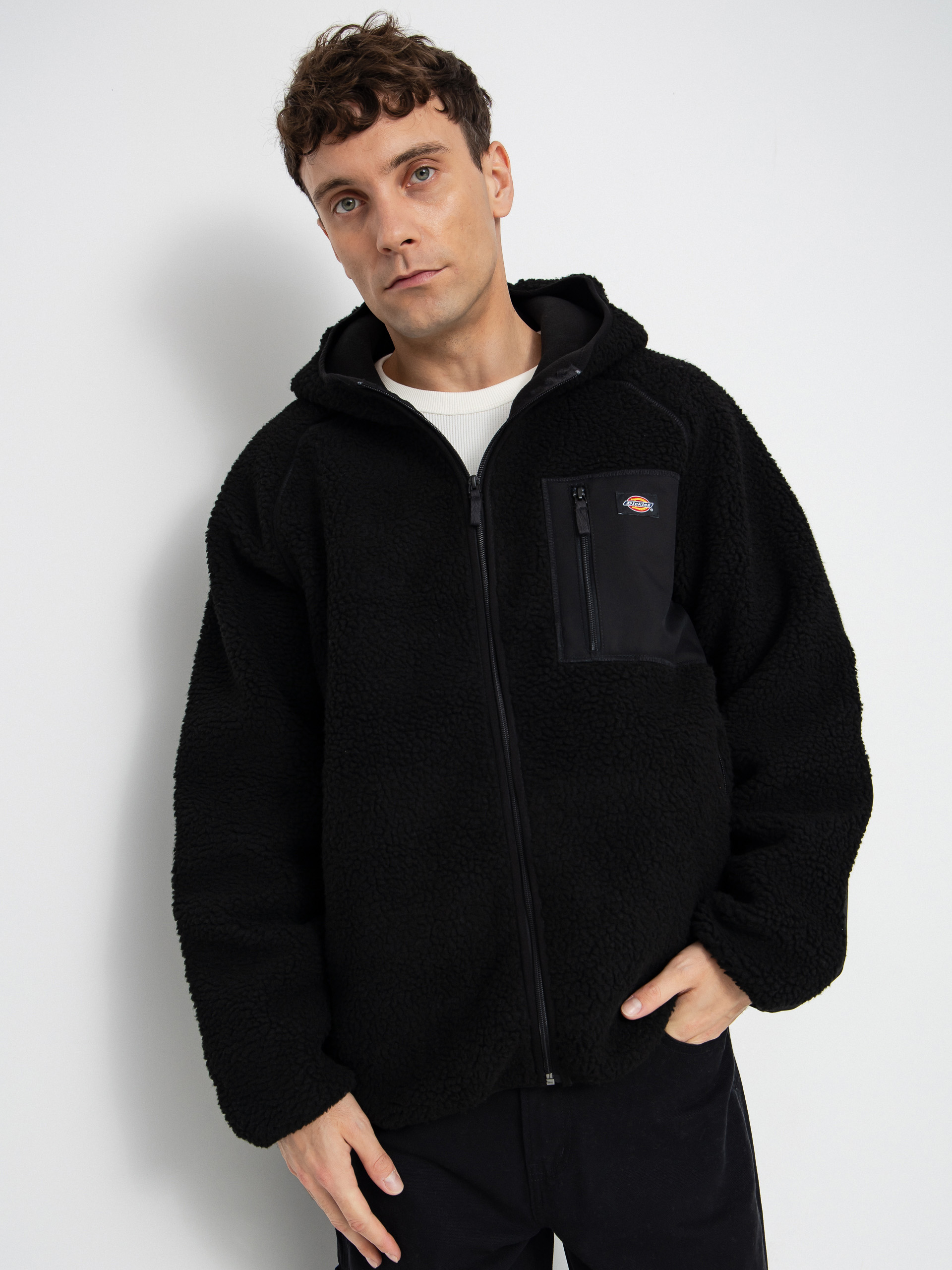 Dickies Central High Pile Fleece Jacke (black)