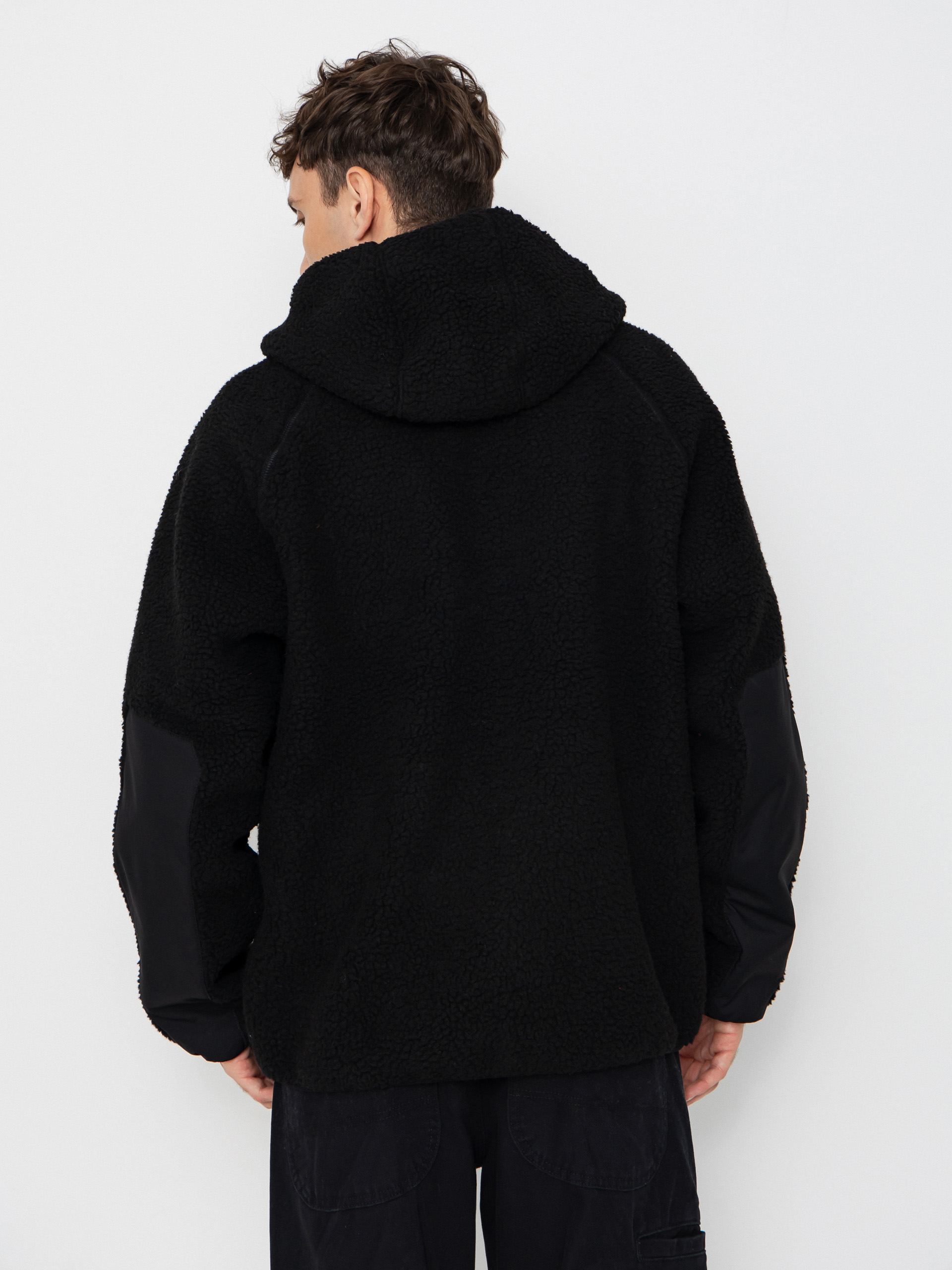 Mens Dickies Central High Pile Fleece  (black)