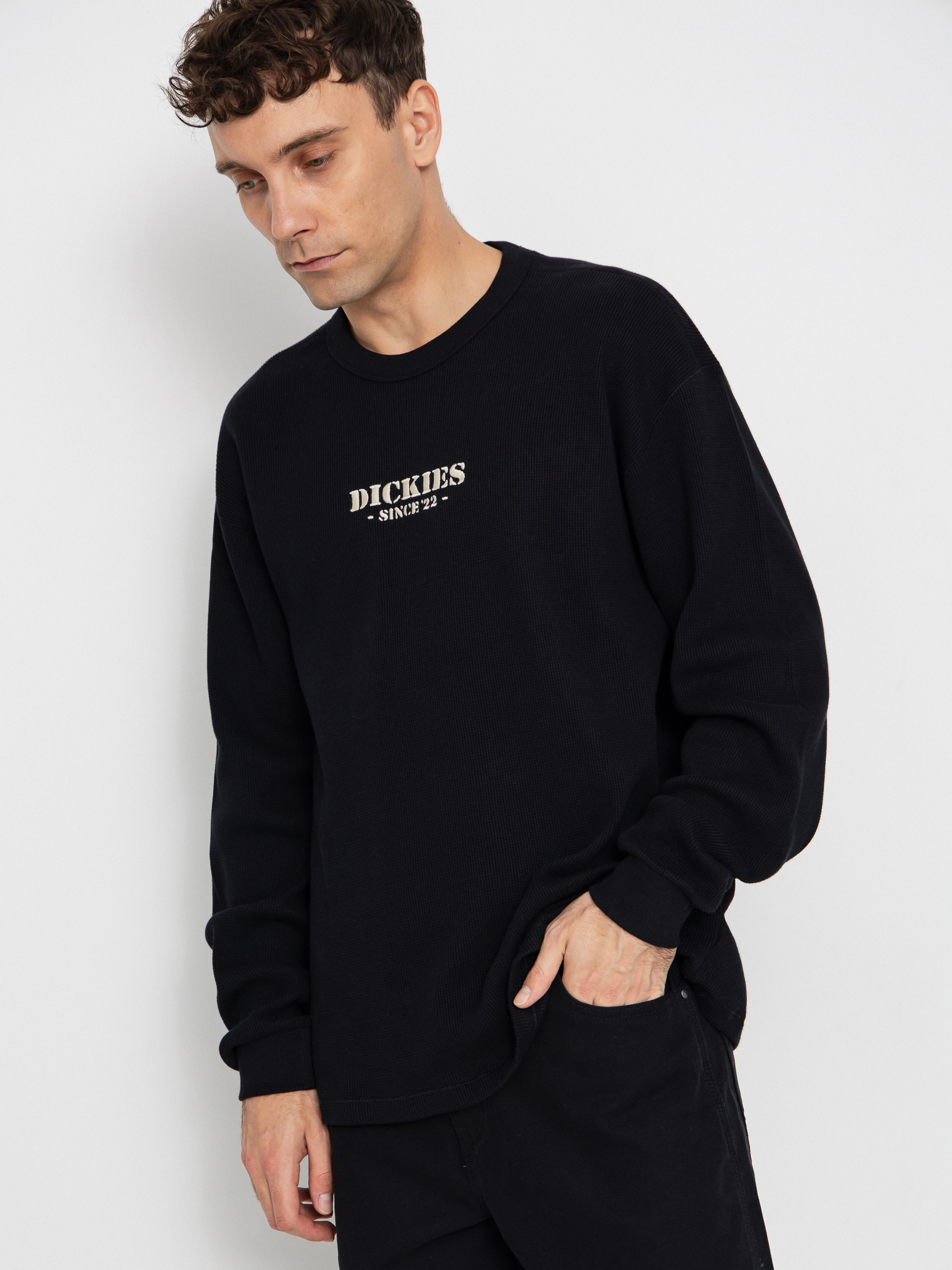 Dickies Waffle Longsleeve (black)