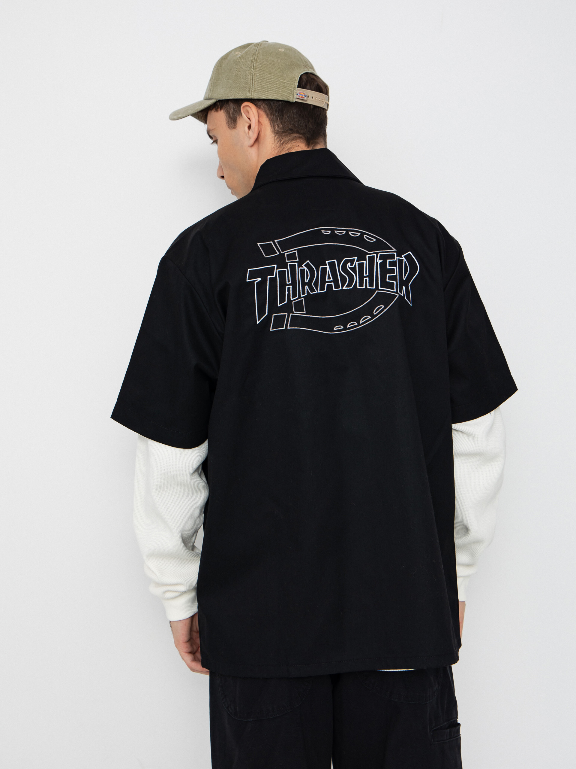 Dickies x Thrasher Work Shirt (black)