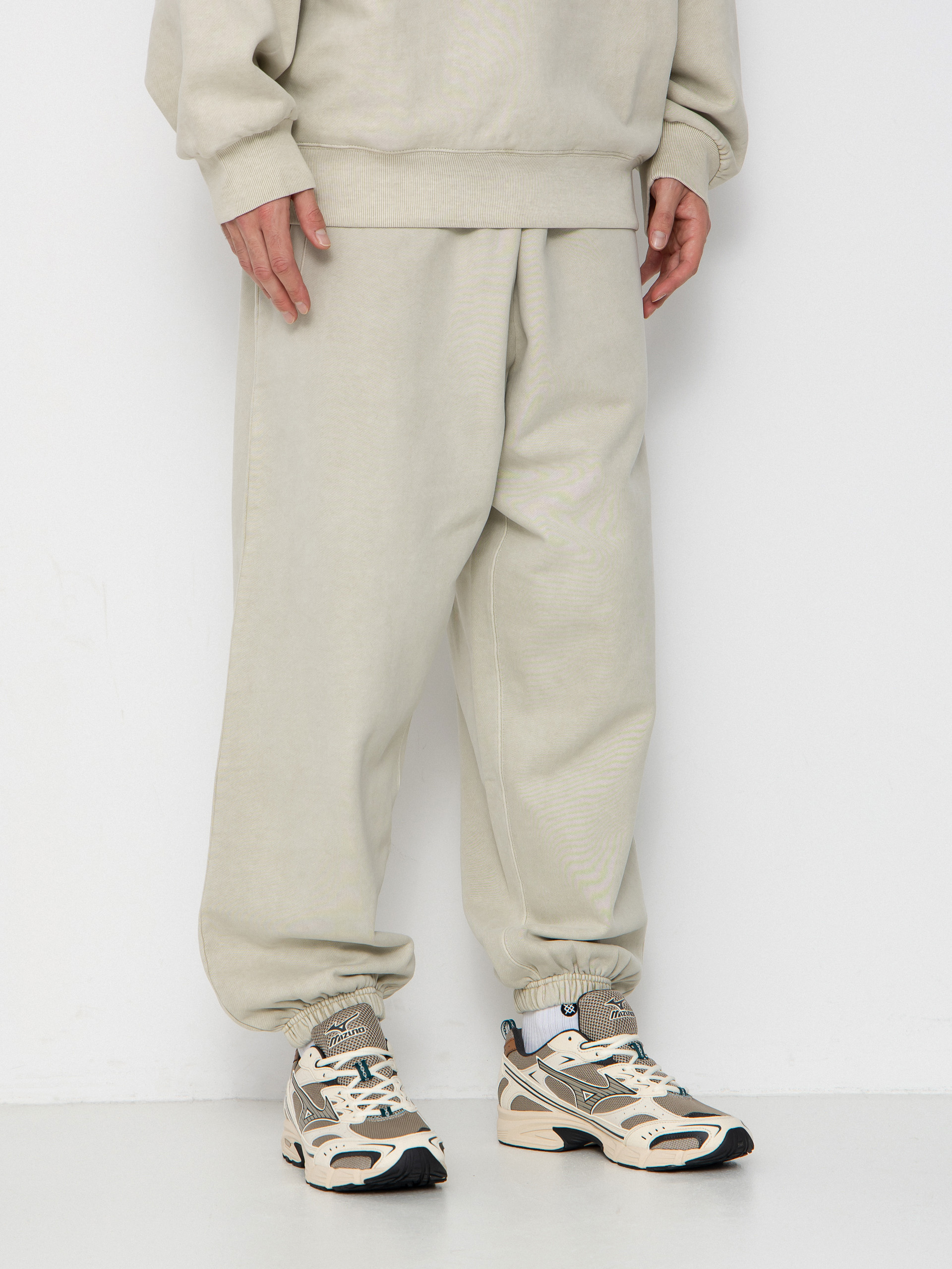 Carhartt WIP Vista Grand Sweat Pants - beige (fleur de sel/garment