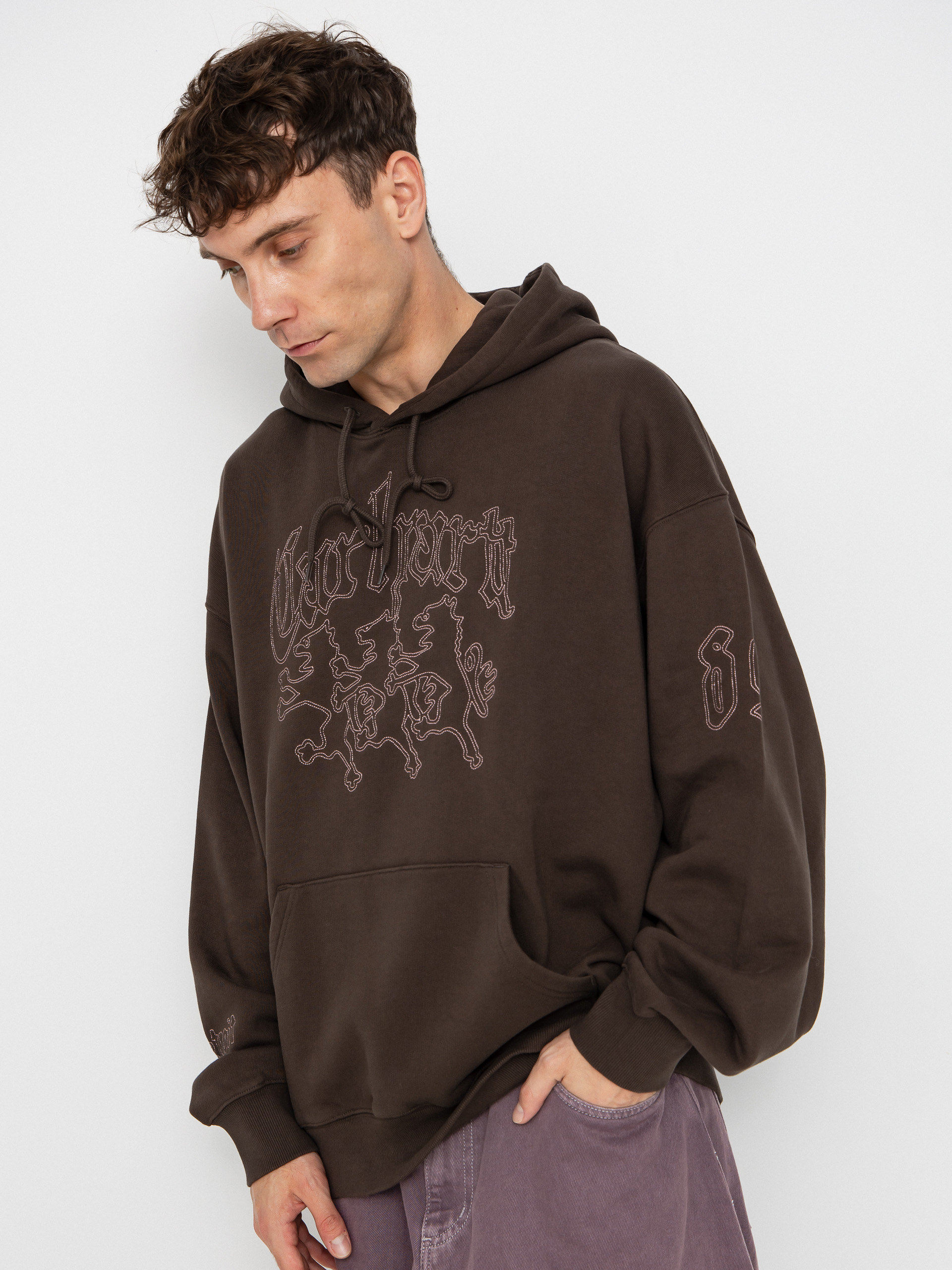 Carhartt WIP Hackwork HD Hoodie (vitola/glassy pink)