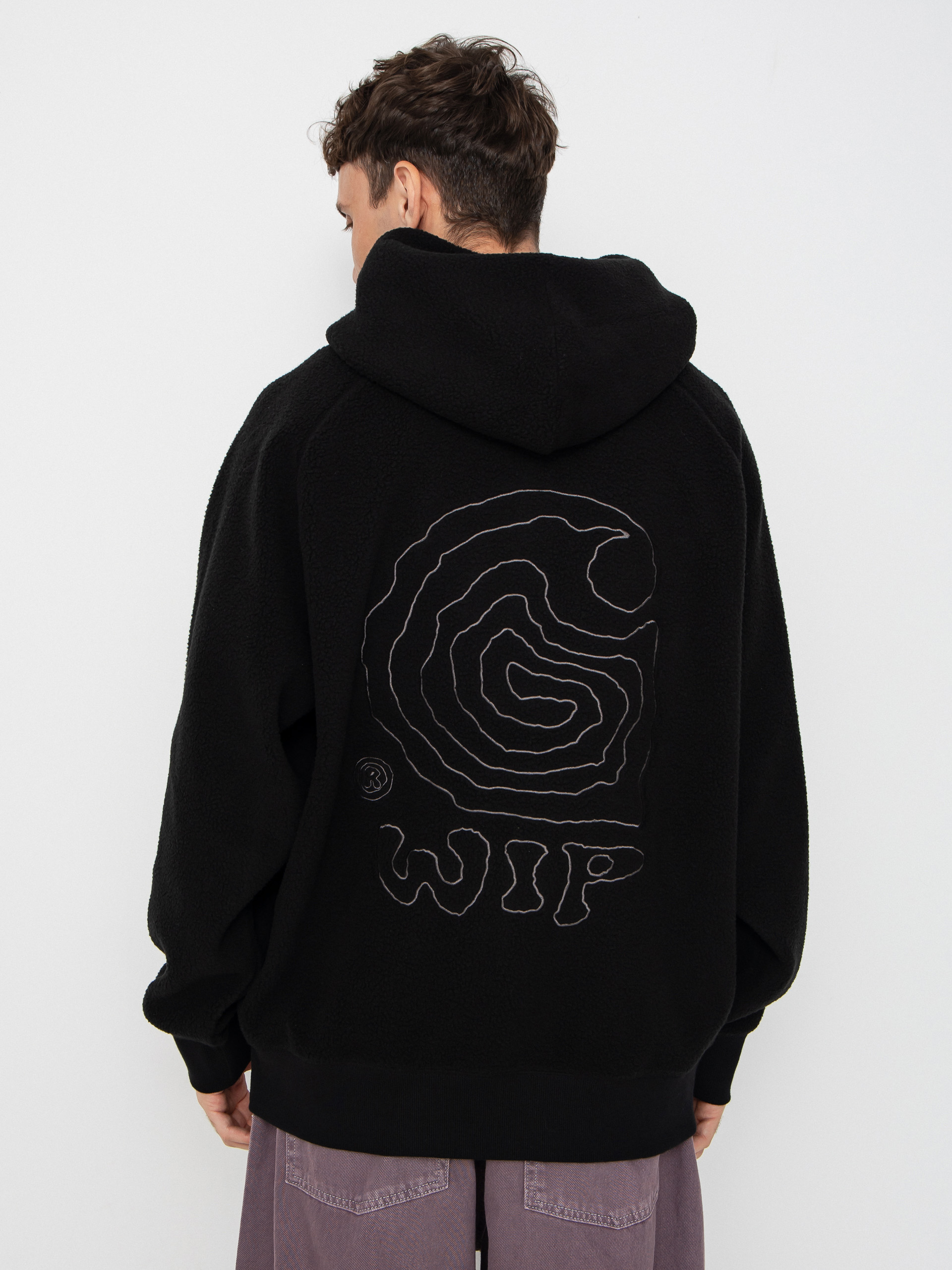 Carhartt WIP Helix HD Hoodie - black (black/porphyry)