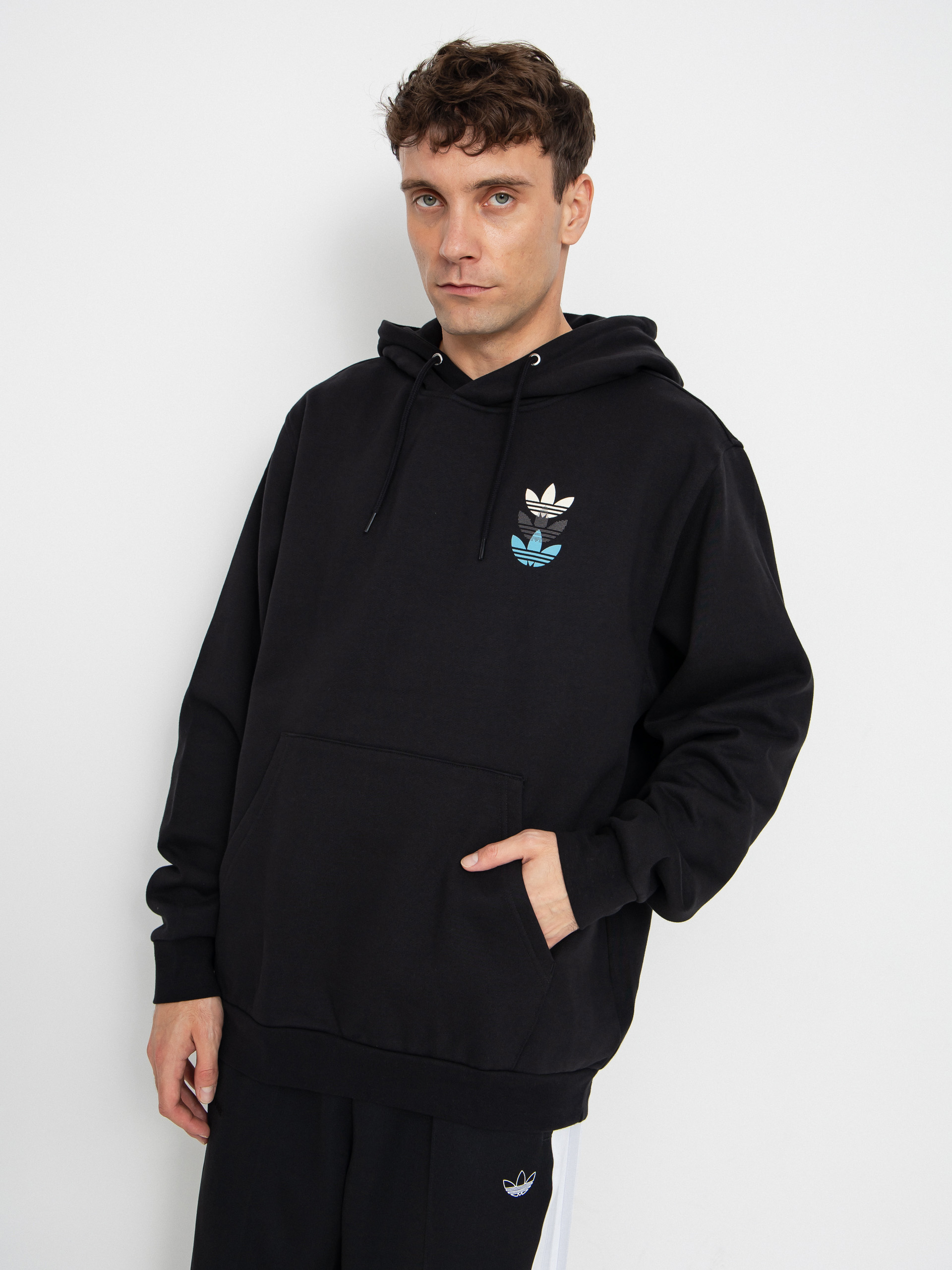 adidas Trip Tre HD Hoodie (black/preblu)