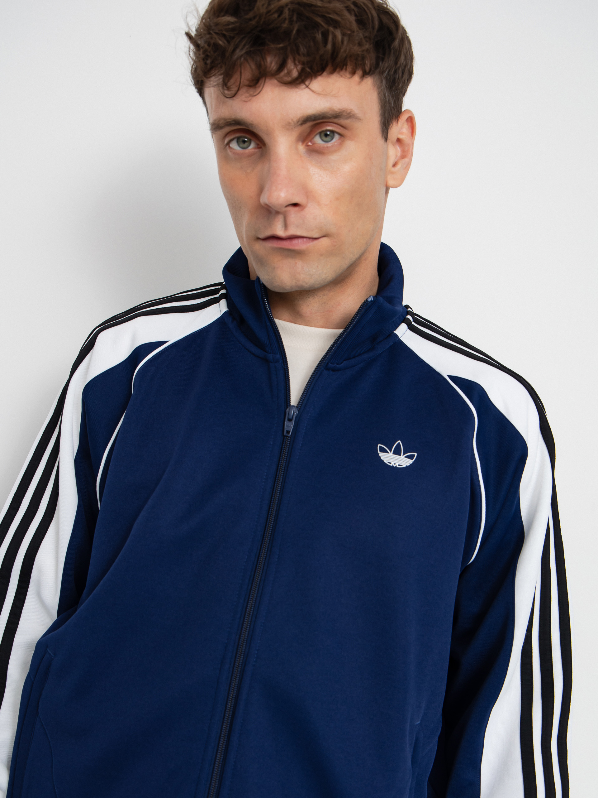 adidas Tyshawn T Jacket (dkblue/white/black)